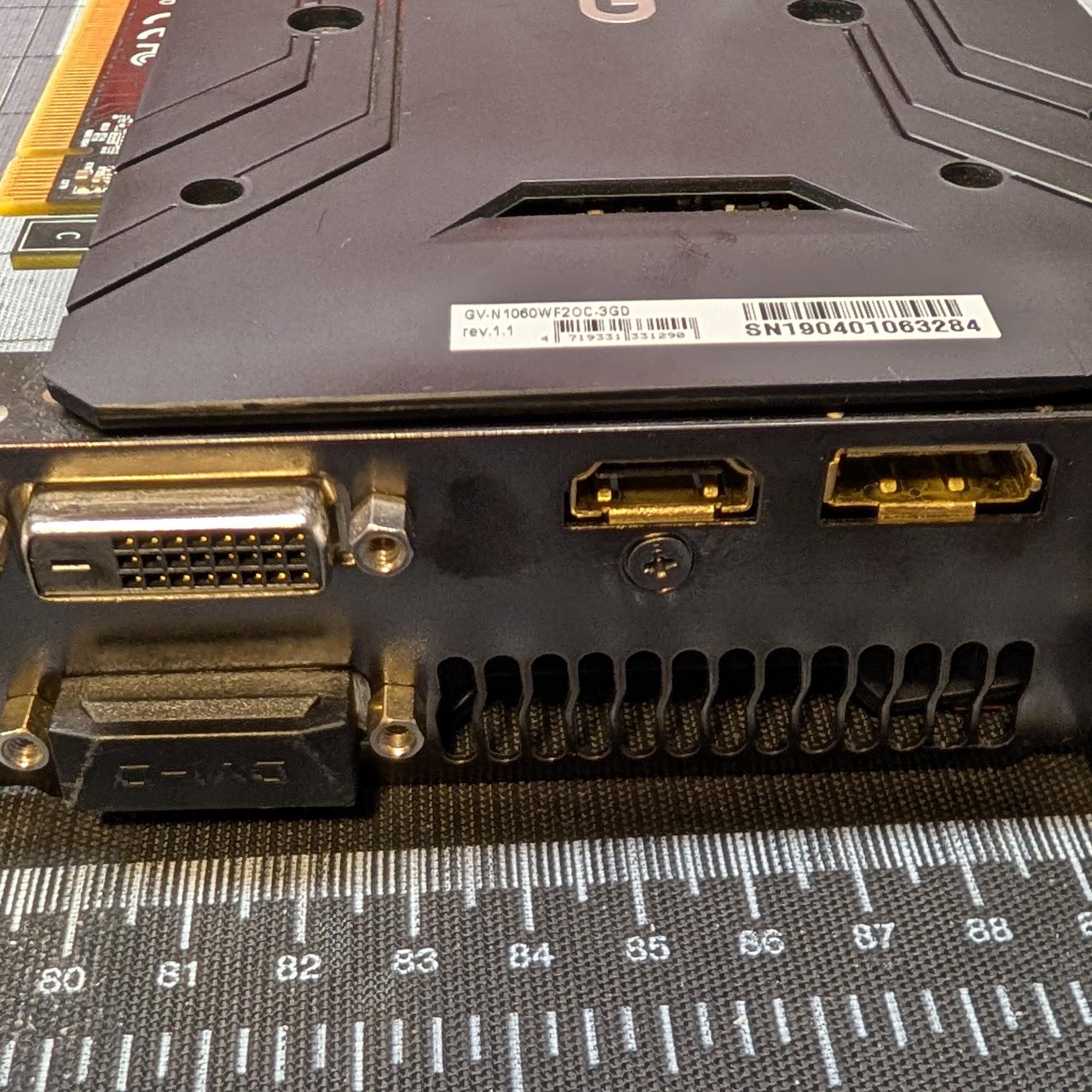 Gigabyte GeForce GTX 1060 Windforce 3GB GDDR5 Graphics Card