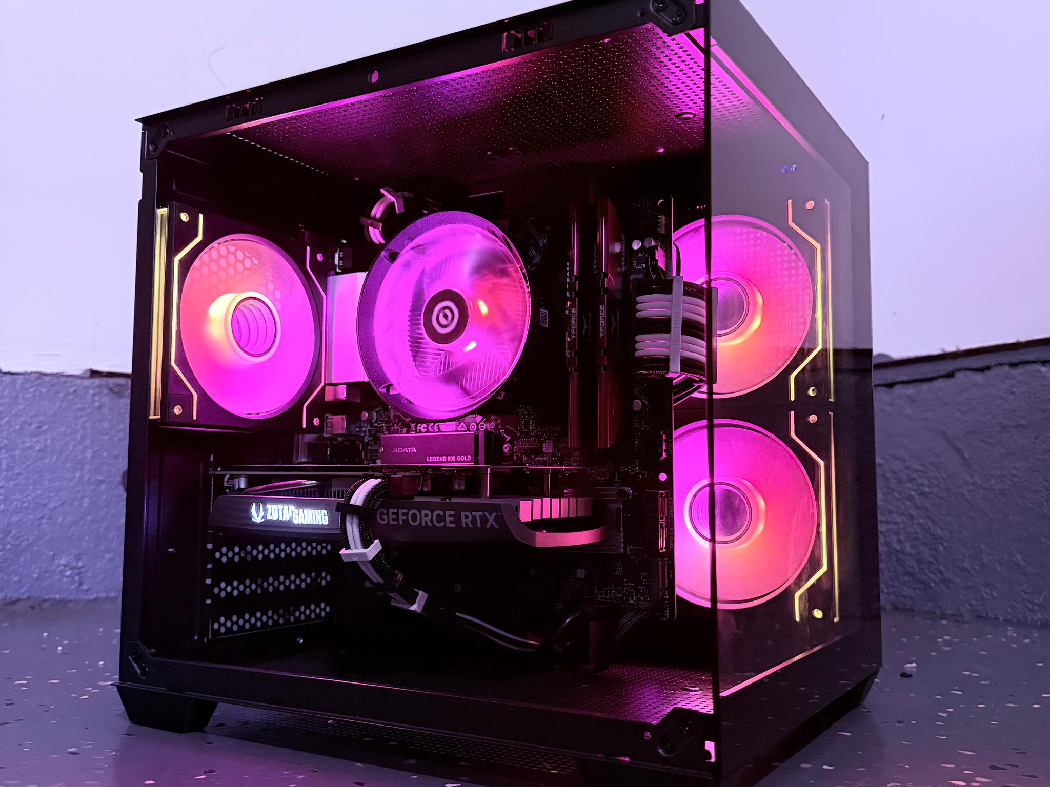 🔵"Azure Phantom"⚫️| 1080p Gaming | RTX 4060 | Ryzen 5 5500 | 32B Ram | 1TB NVMe Storage