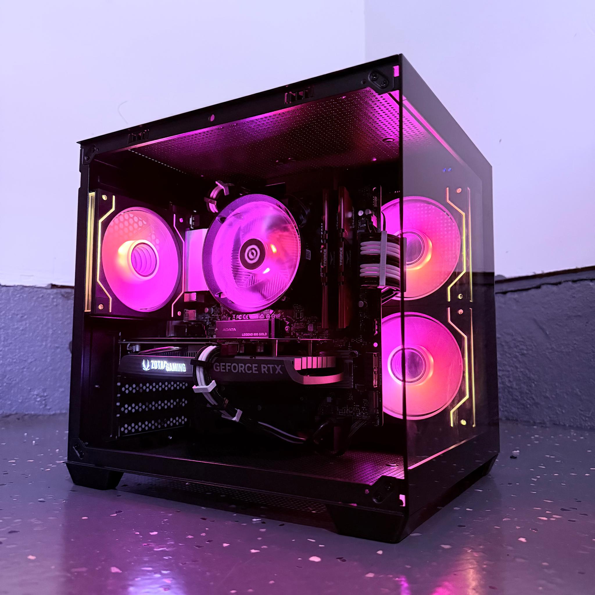 🔵"Azure Phantom"⚫️| 1080p Gaming | RTX 4060 | Ryzen 5 5500 | 32B Ram | 1TB NVMe Storage
