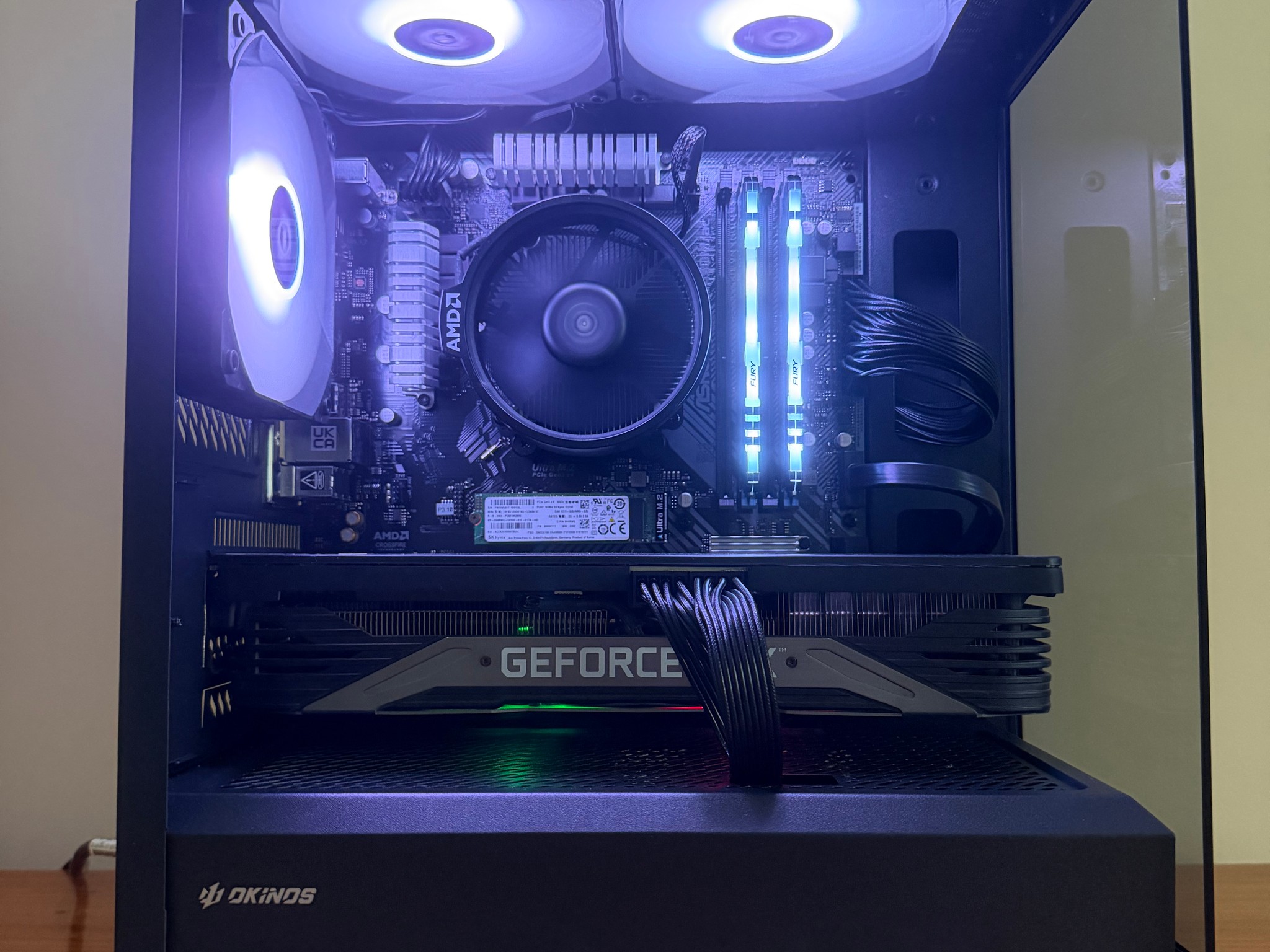 Black Gaming PC RTX 3070 | Ryzen 5 | RGB | Ready to Play