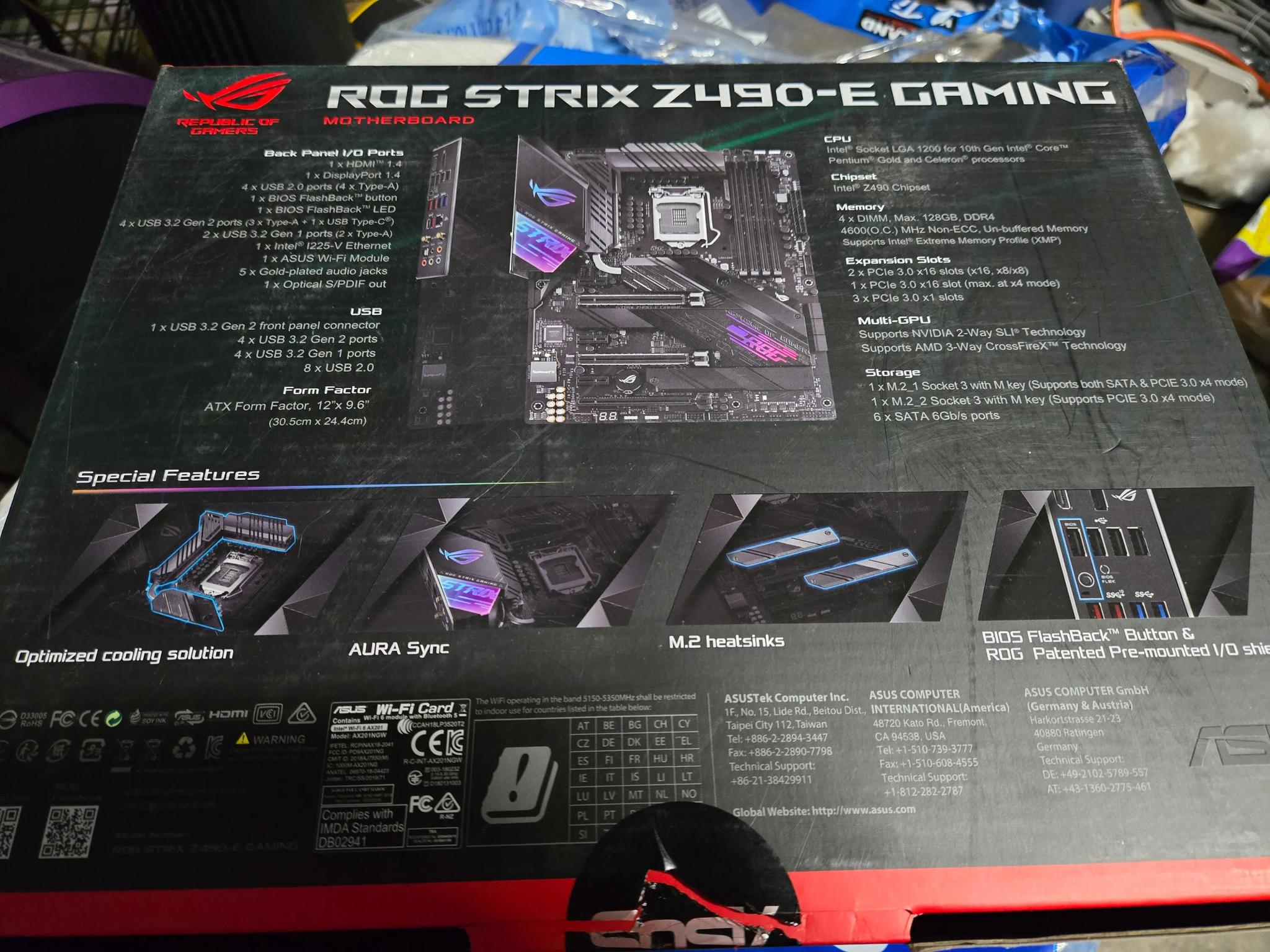 Strix z490-e
