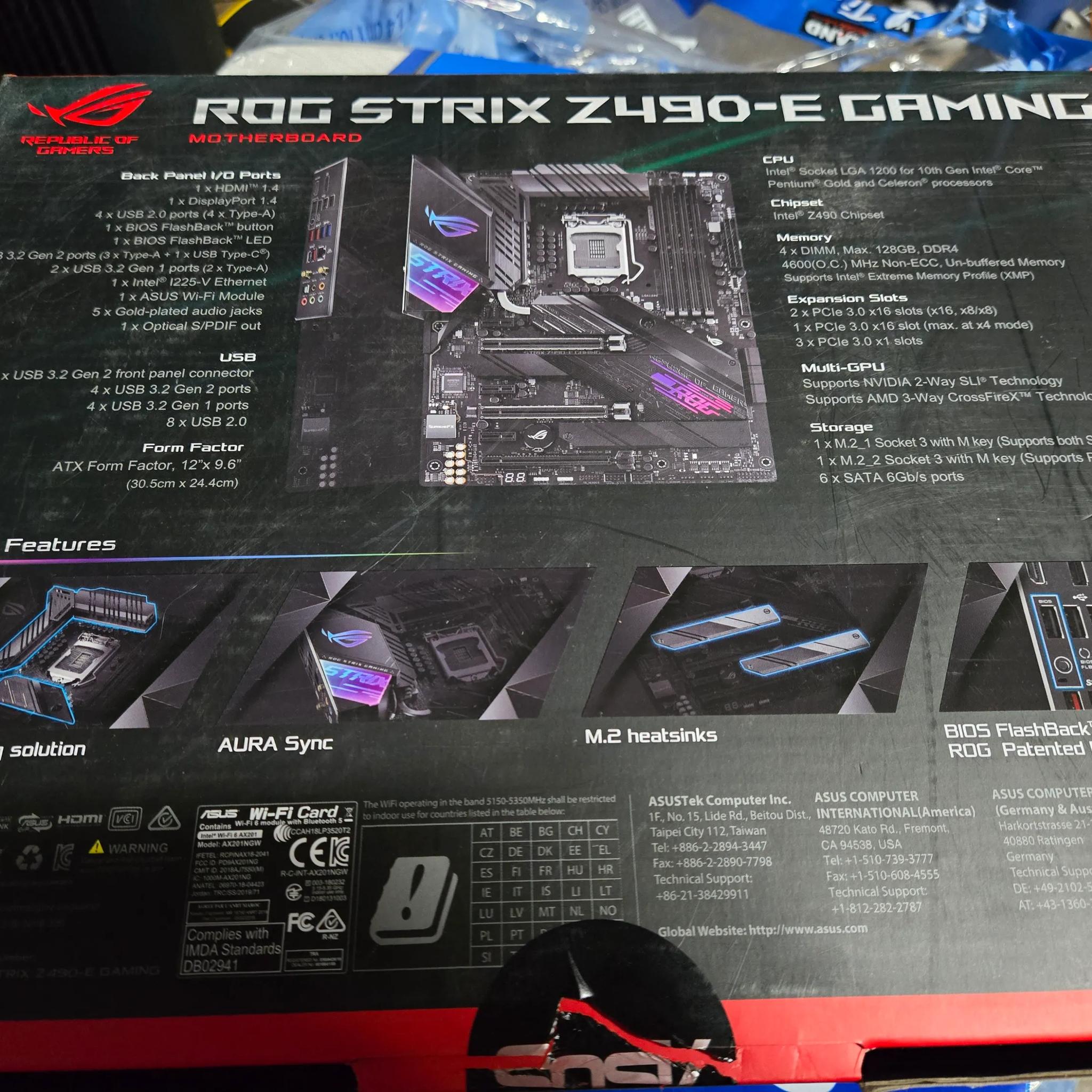 Strix z490-e