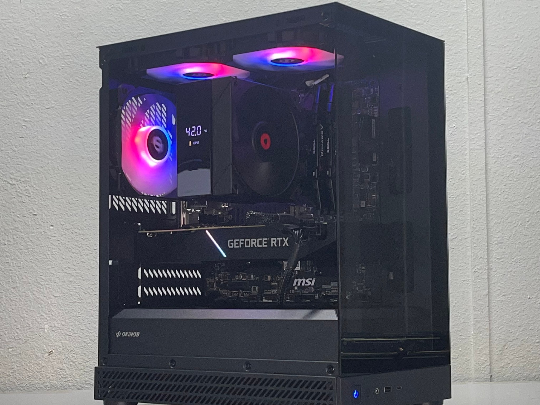 GeForce RTX 2080 Super Custom Gaming PC - Ryzen 5 5500, 512GB NVMe SSD, WiFi