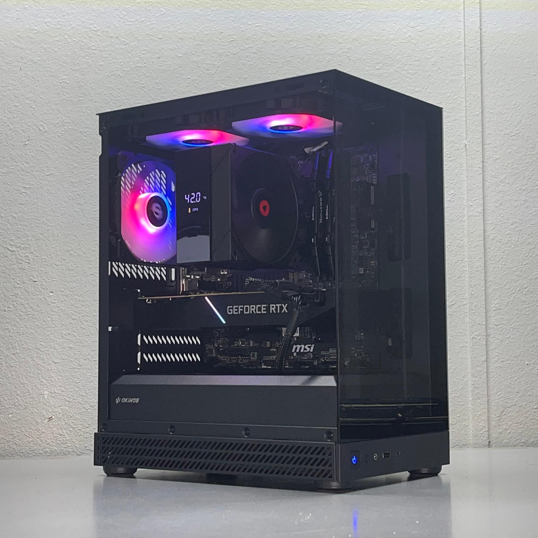 GeForce RTX 2080 Super Custom Gaming PC - Ryzen 5 5500, 512GB NVMe SSD, WiFi