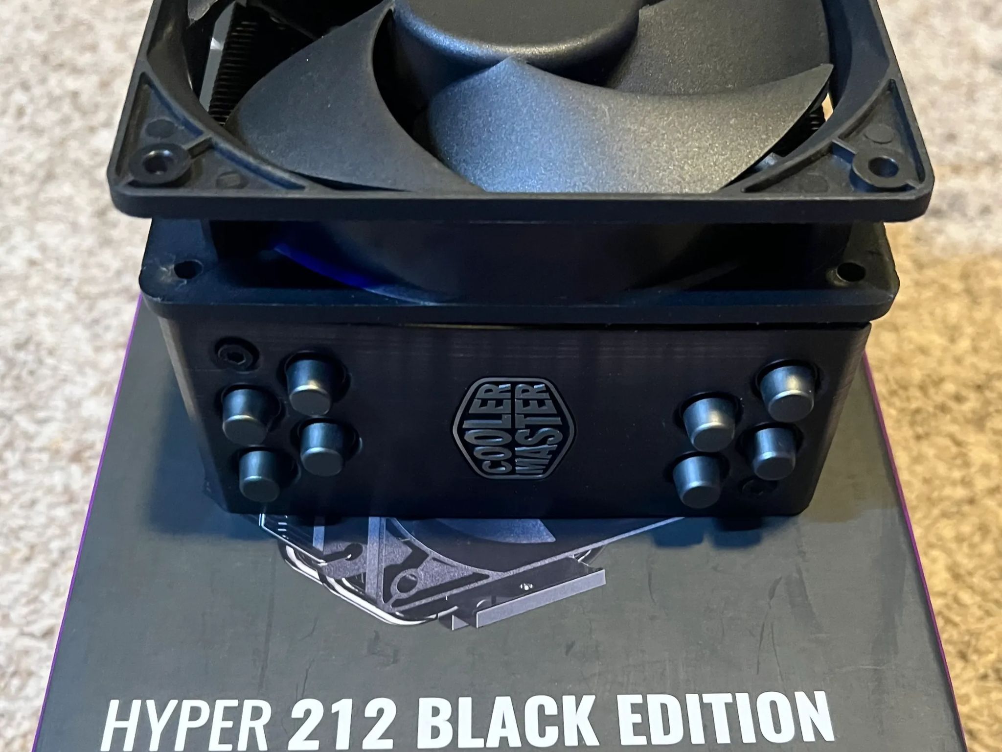 Cooler Master Hyper 212 Black CPU Air Cooler-PWM Fan-AMD Ryzen AM5/AM4-Intel LGA 1851/1700/1200