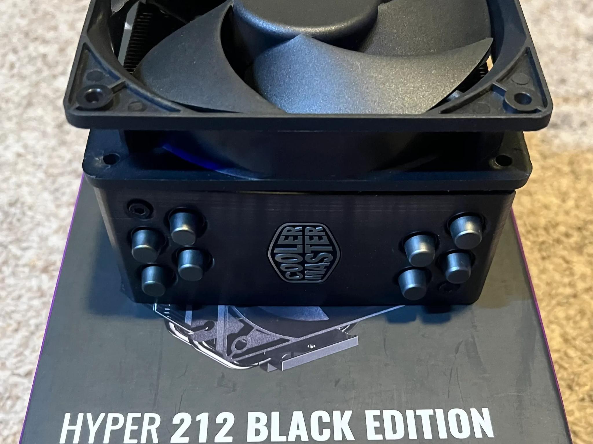 Cooler Master Hyper 212 Black CPU Air Cooler-PWM Fan-AMD Ryzen AM5/AM4-Intel LGA 1851/1700/1200