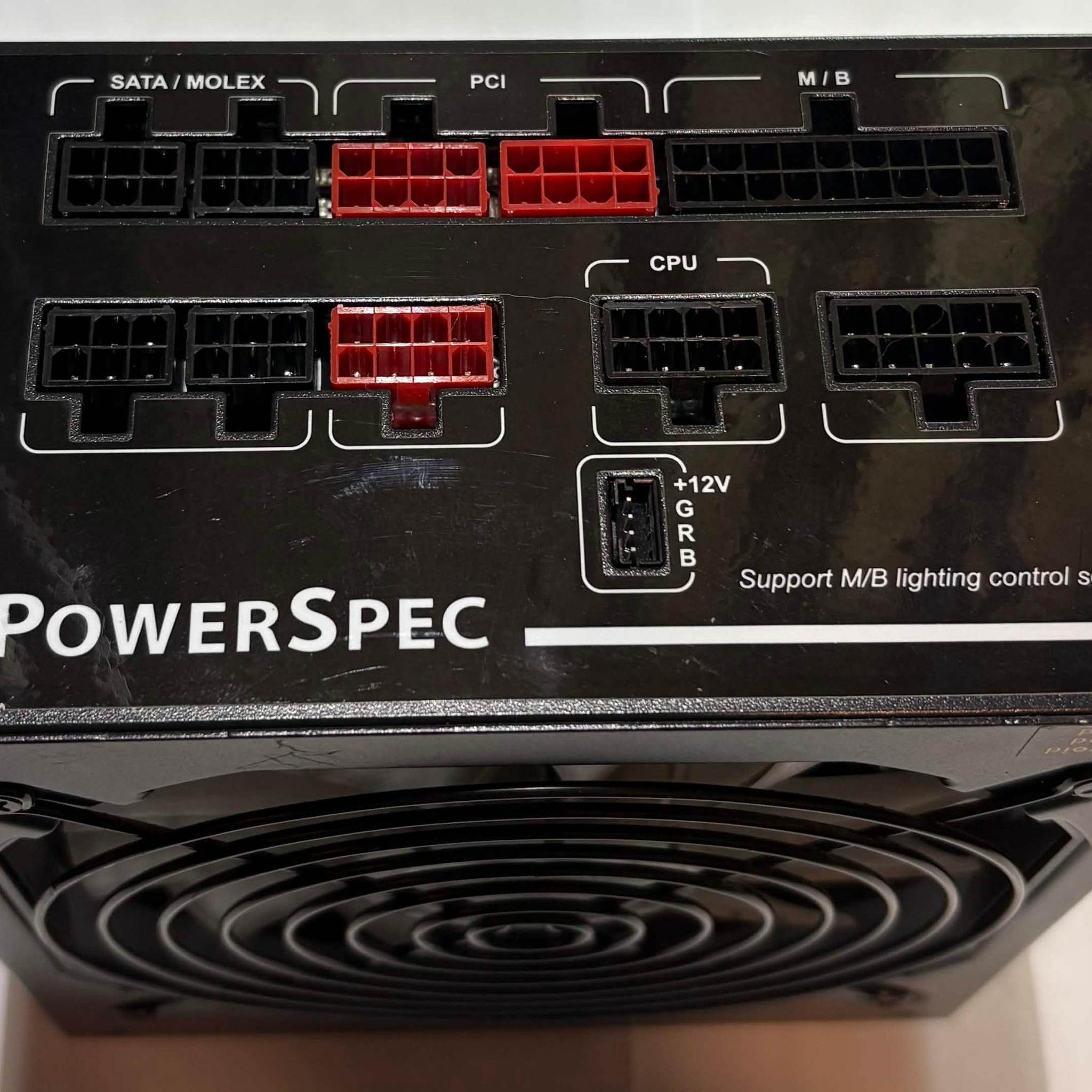 PowerSpec PSX 850GFM 850W 80+ Gold Semi-Modular Power Supply