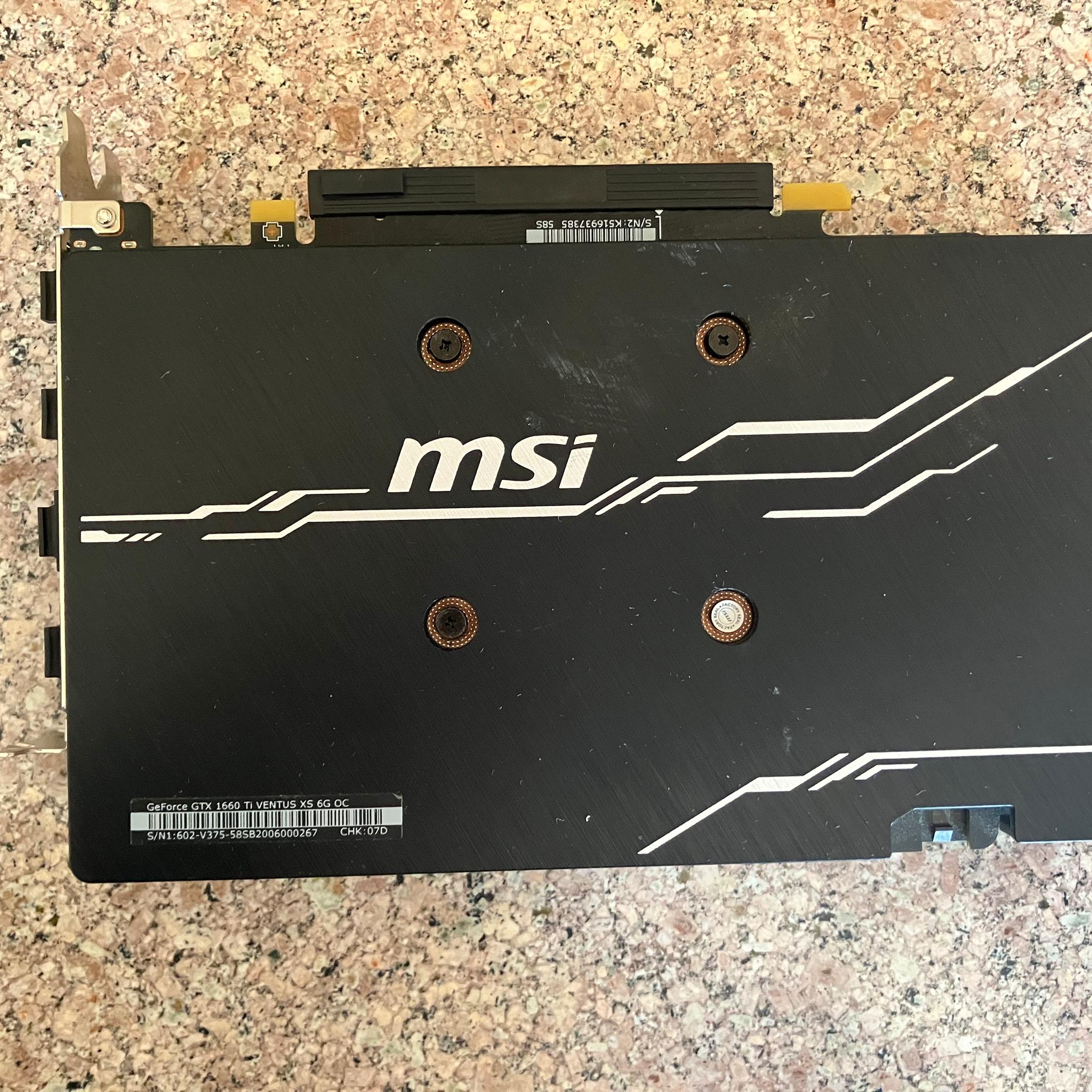 MSI GTX 1660TI