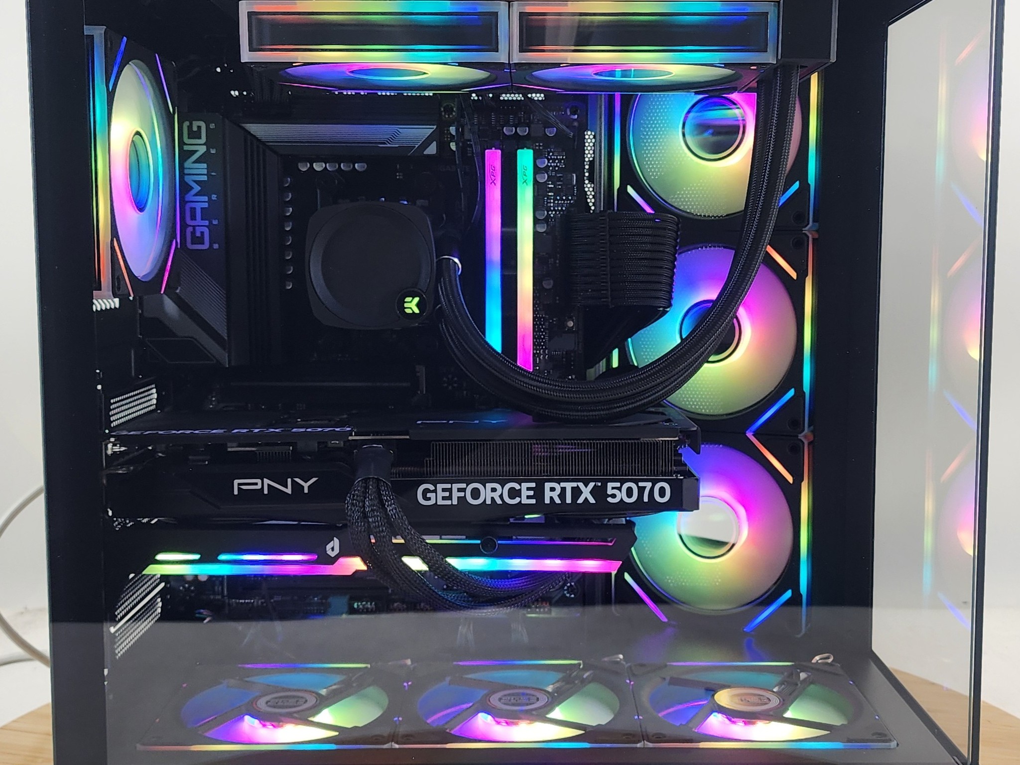 Gaming PC Ryzen 7 7700 32GB RAM 1TB SSD RTX 5070 12GB Windows 11 Computer