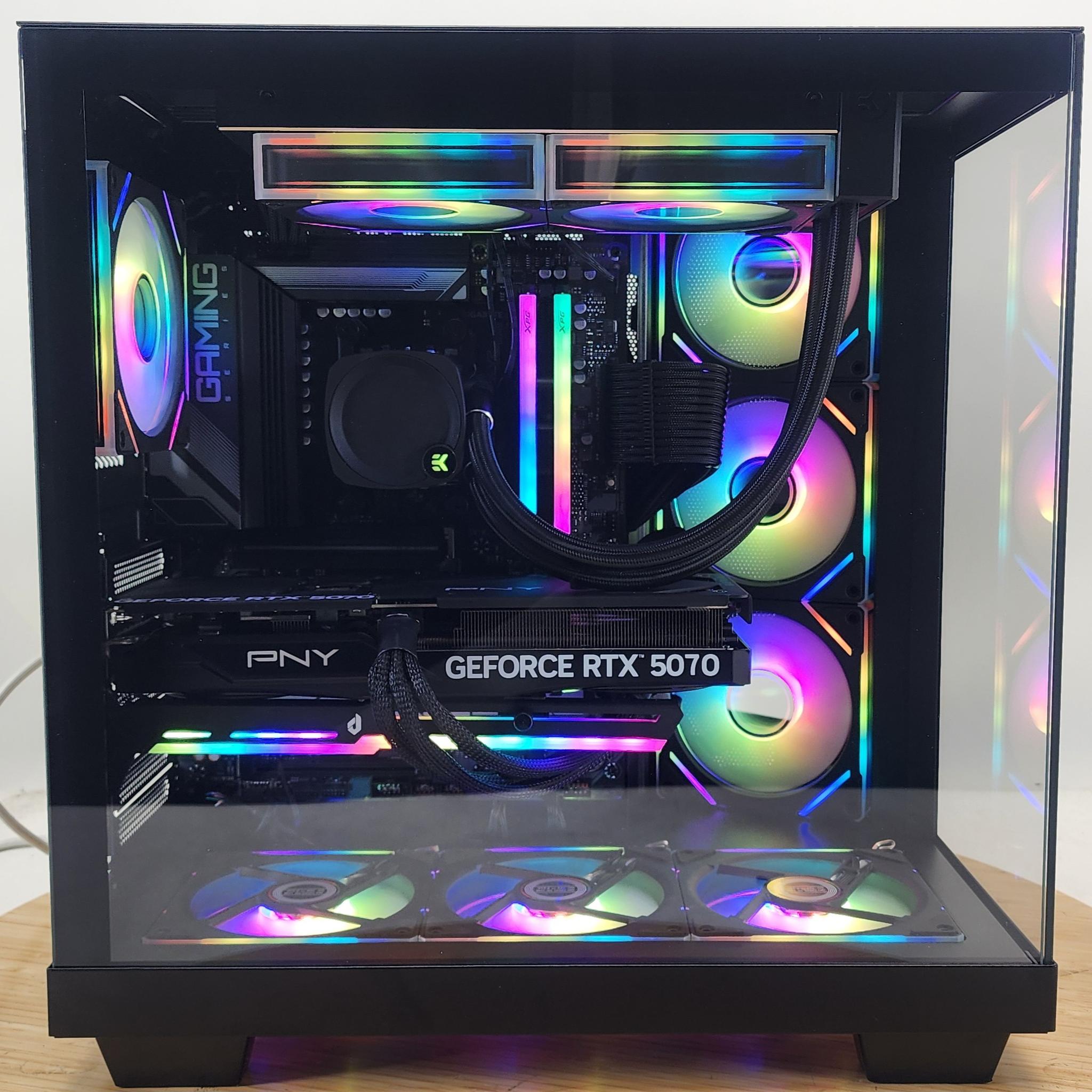 Gaming PC Ryzen 7 7700 32GB RAM 1TB SSD RTX 5070 12GB Windows 11 Computer