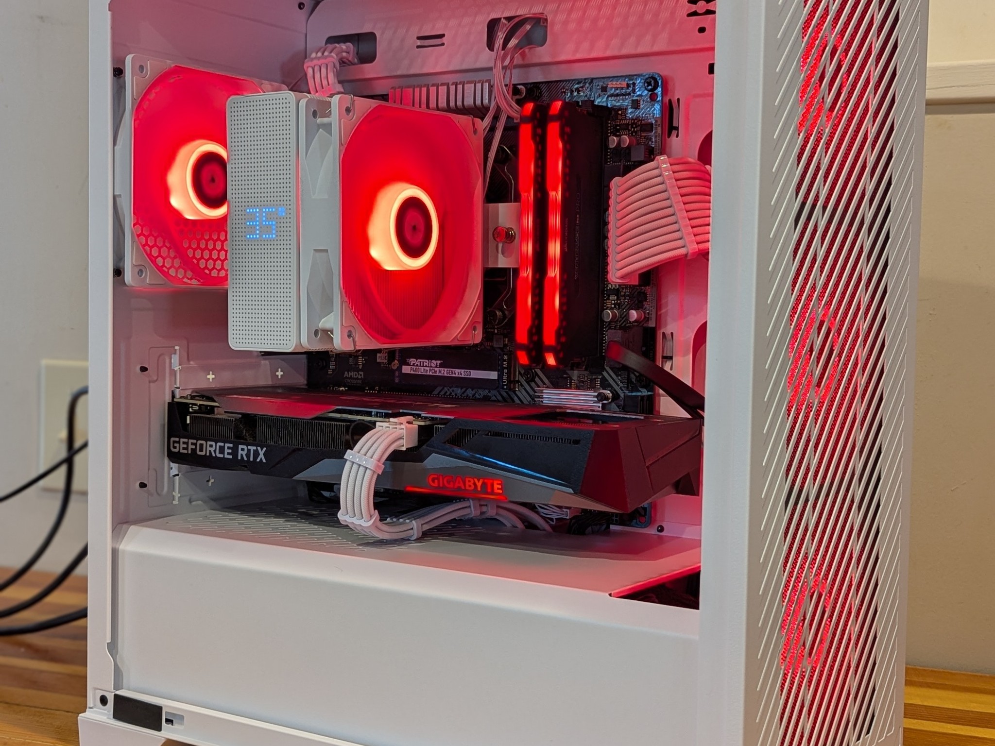 RTX 3060 || Ryzen 5 3600 || Black and White Gaming PC