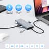 USB C Docking Station 12 in 1 Docking Station Dual Monitor with 2 HDMI VGA 5 USB Ports 100W PD USB-C