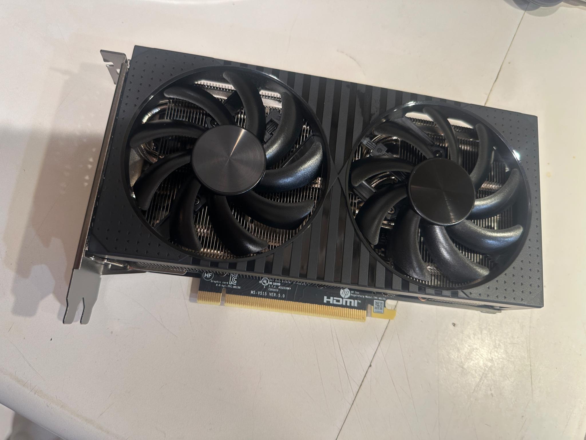 HP NVIDIA GeForce RTX 4060 TI  8GB GDDR6 256-bit GPU, 1x HDMI, 3x DisplayPort