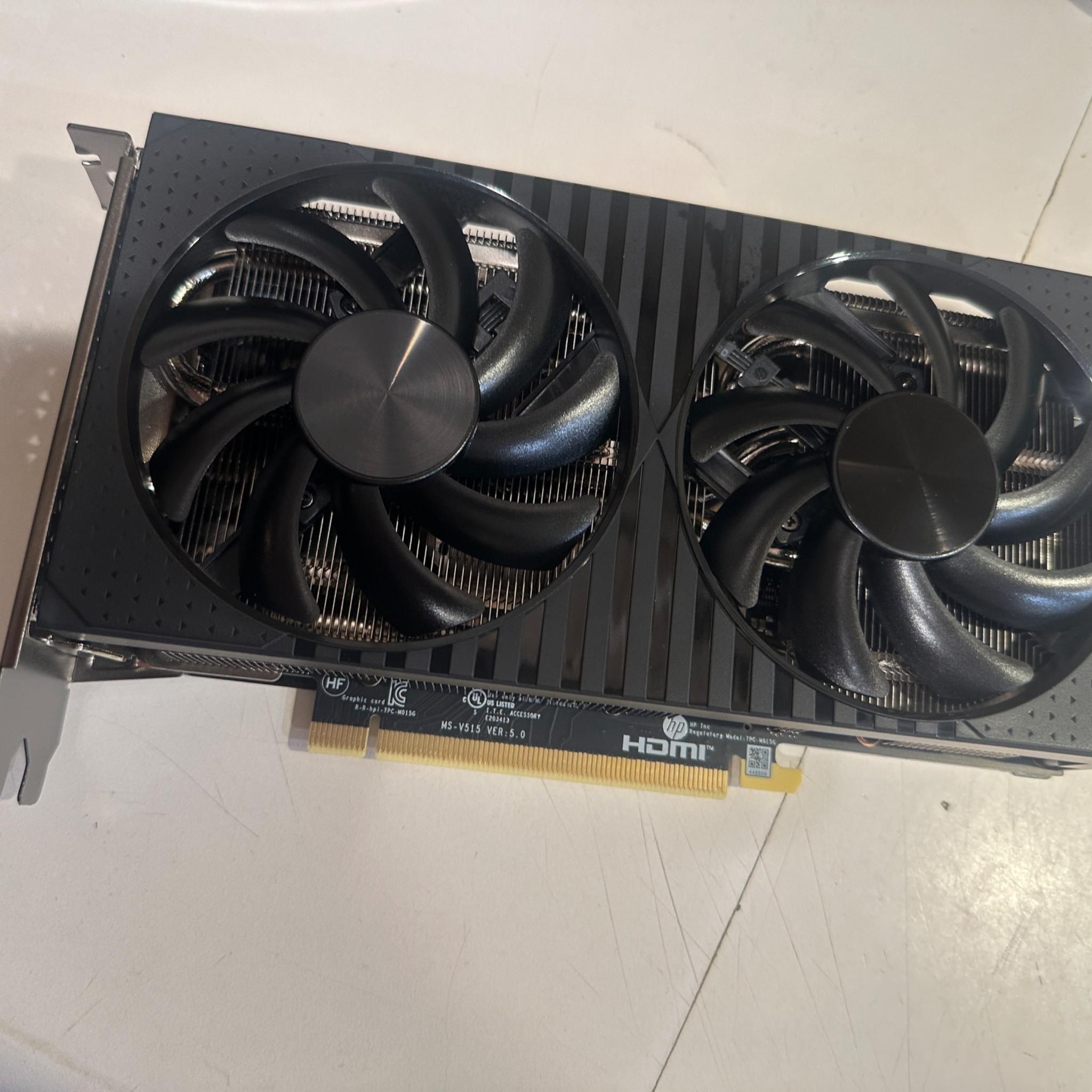 HP NVIDIA GeForce RTX 4060 TI  8GB GDDR6 256-bit GPU, 1x HDMI, 3x DisplayPort