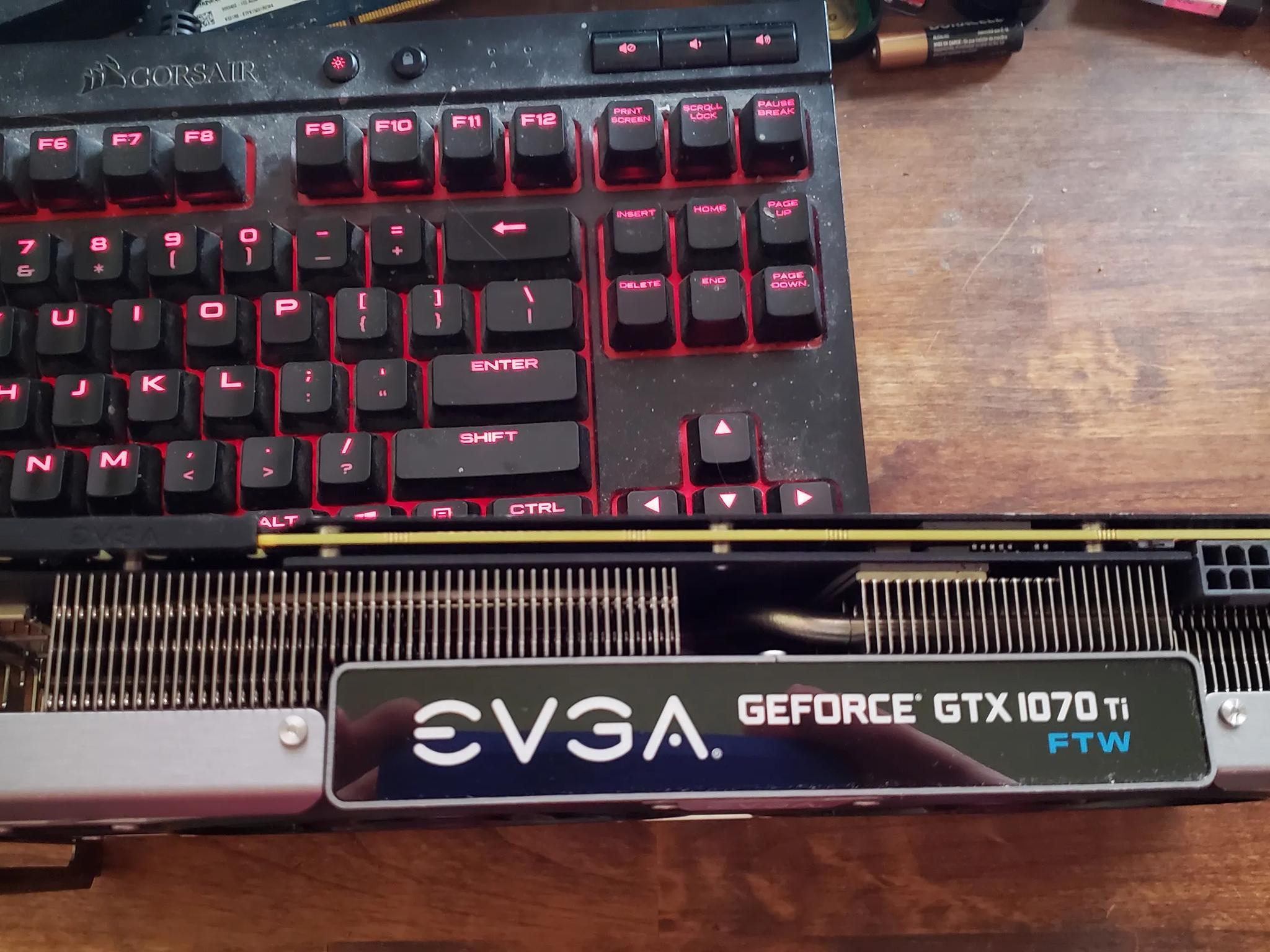 Evga GTX 1070 Ti  FTW Ultra Silent Mdl# 08G-P4-6678KR