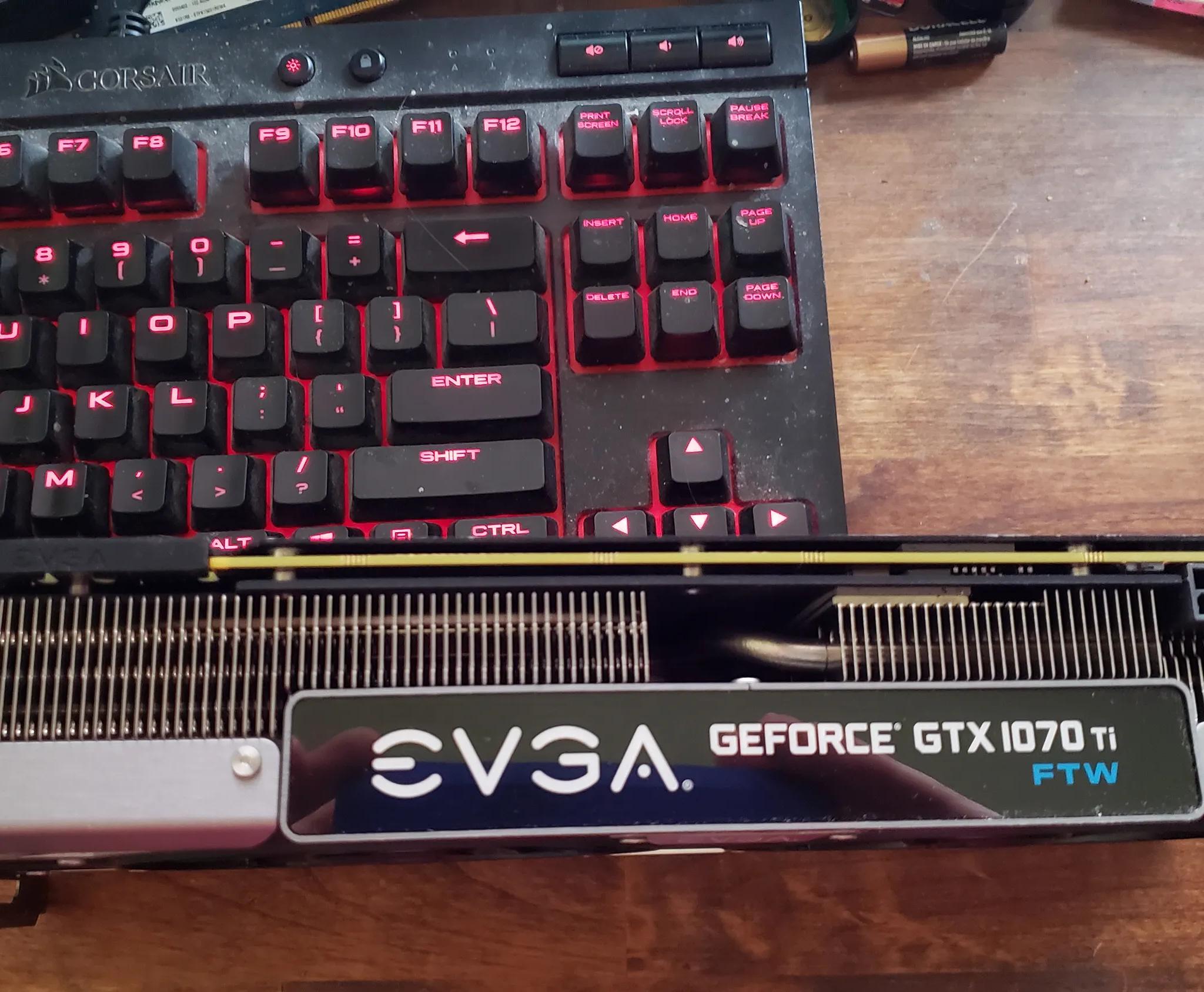 Evga GTX 1070 Ti  FTW Ultra Silent Mdl# 08G-P4-6678KR