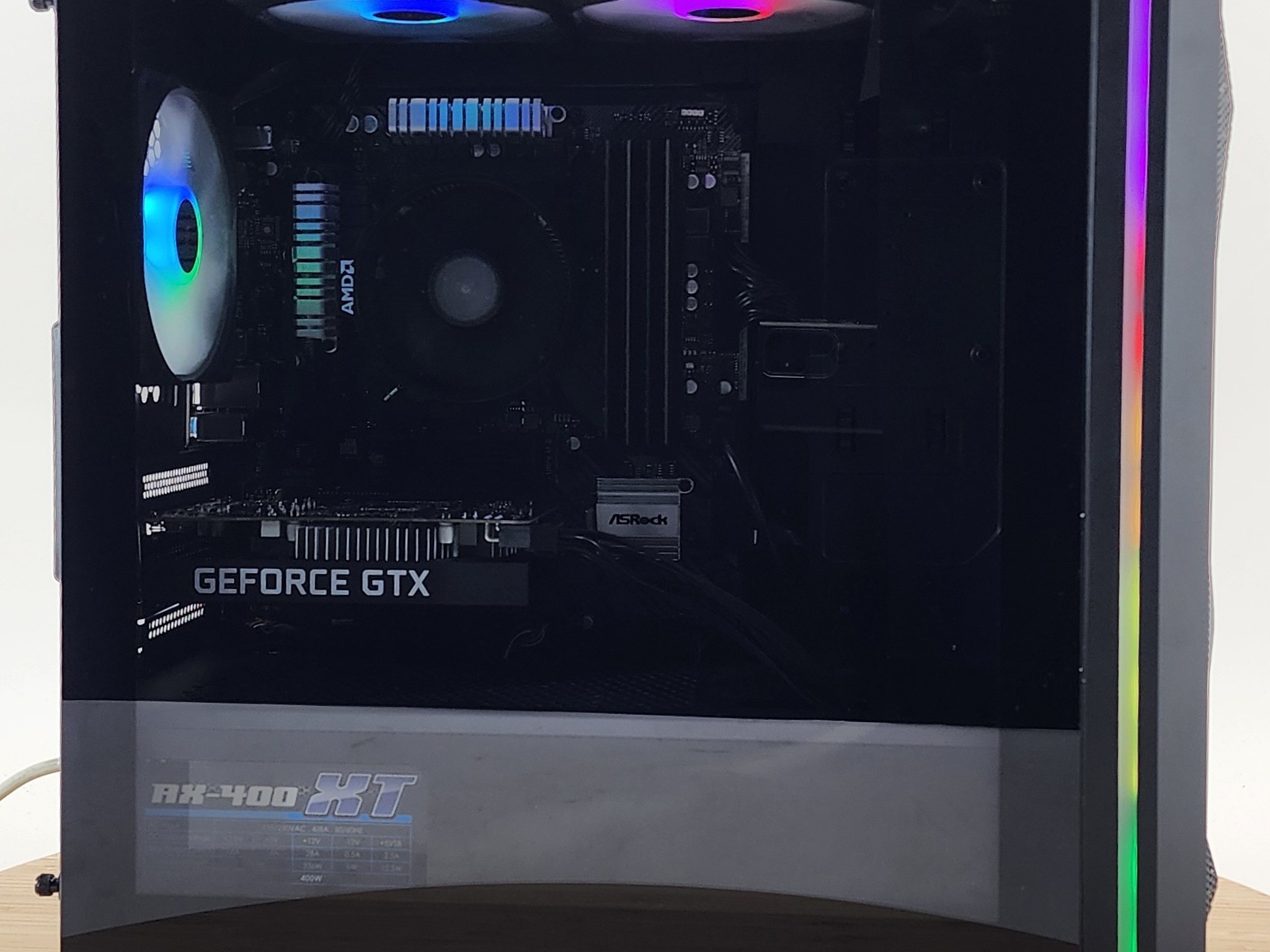Gaming PC Ryzen 7 2700X 32GB RAM 256GB SSD + 1TB HDD GTX 1650 SUPER 4GB Windows 11 Computer