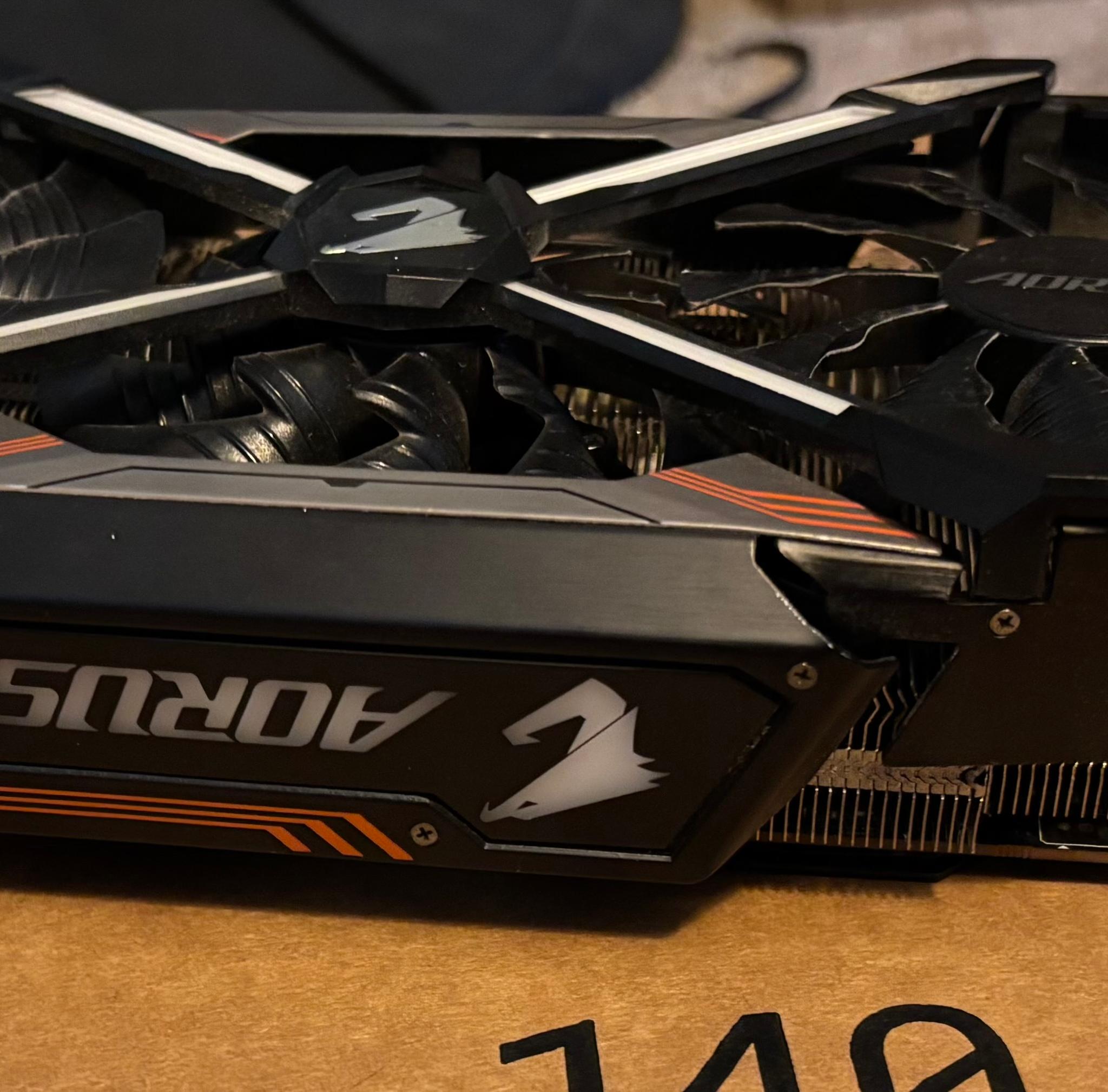 GIGABYTE AORUS XTREME Nvidia GTX 1080 Ti Graphics Card - Used, good condition