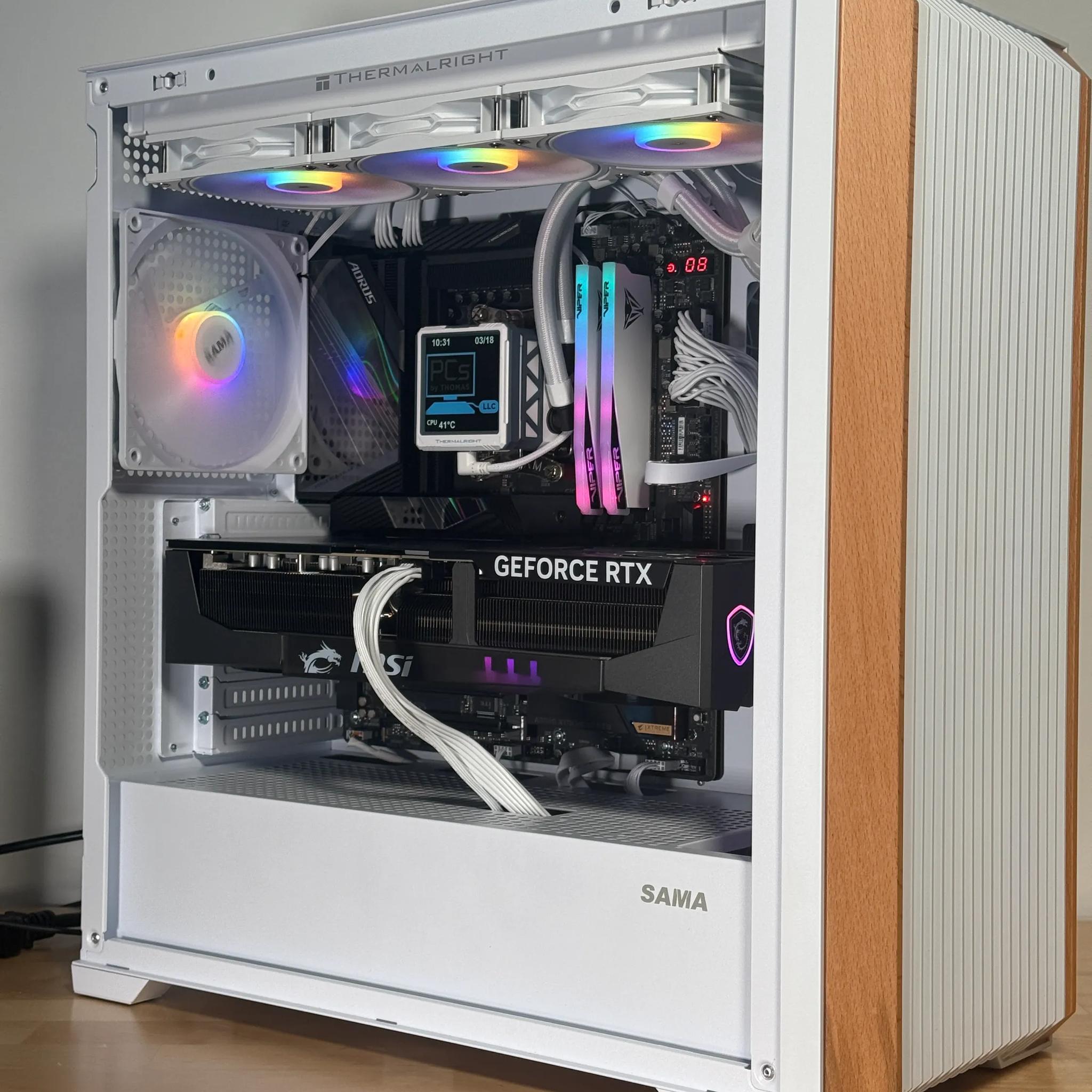 RTX 5090 Workstation/Gaming PC Ryzen 9950x3D 96GB DDR5 4TB NVME