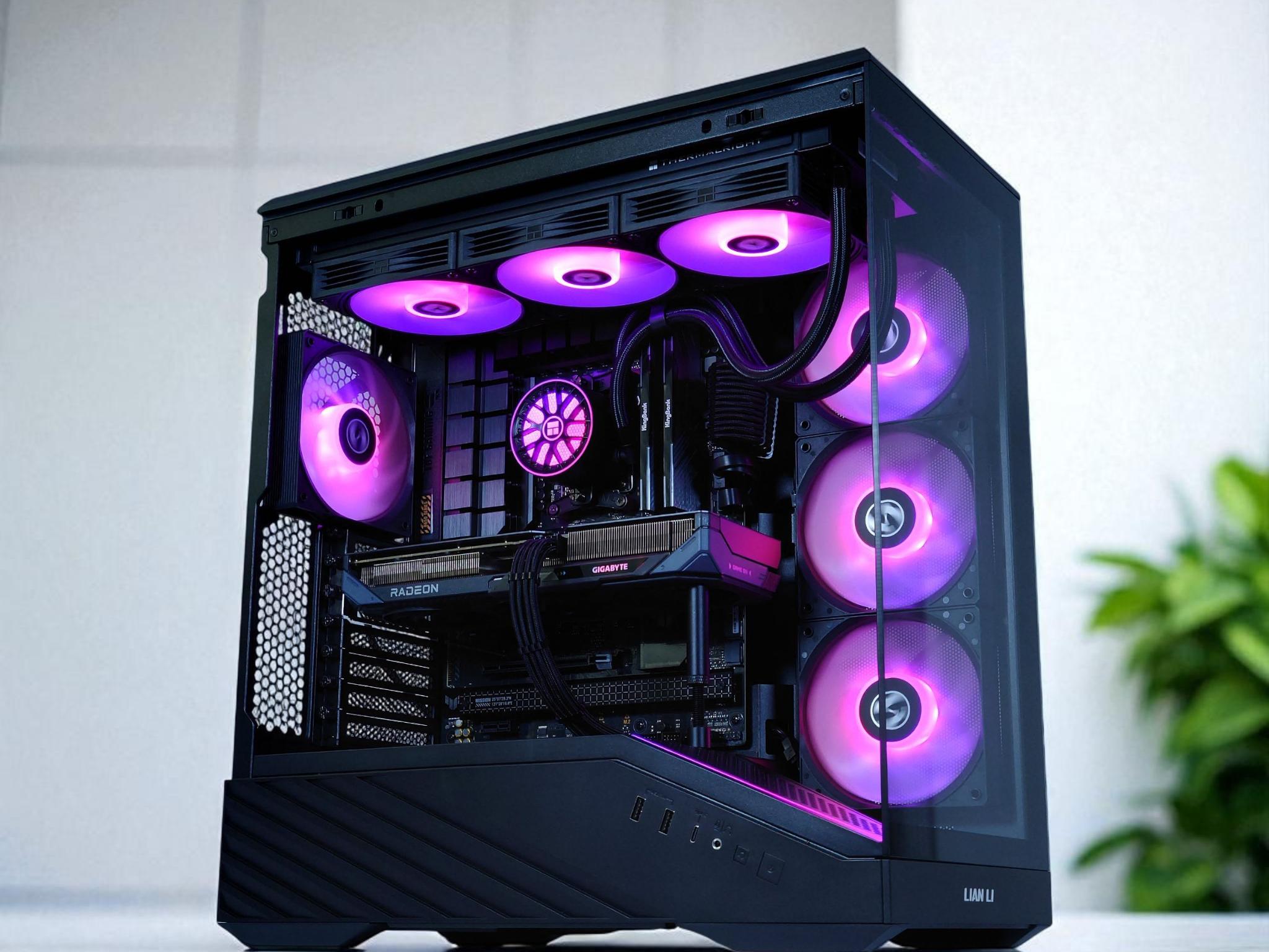 🖤❤️Liquid Cooled Gaming PC🚀AMD RX 7900 GRE 16GB🚀AMD Ryzen 7 7700🚀32GB DDR5🚀1TB SSD