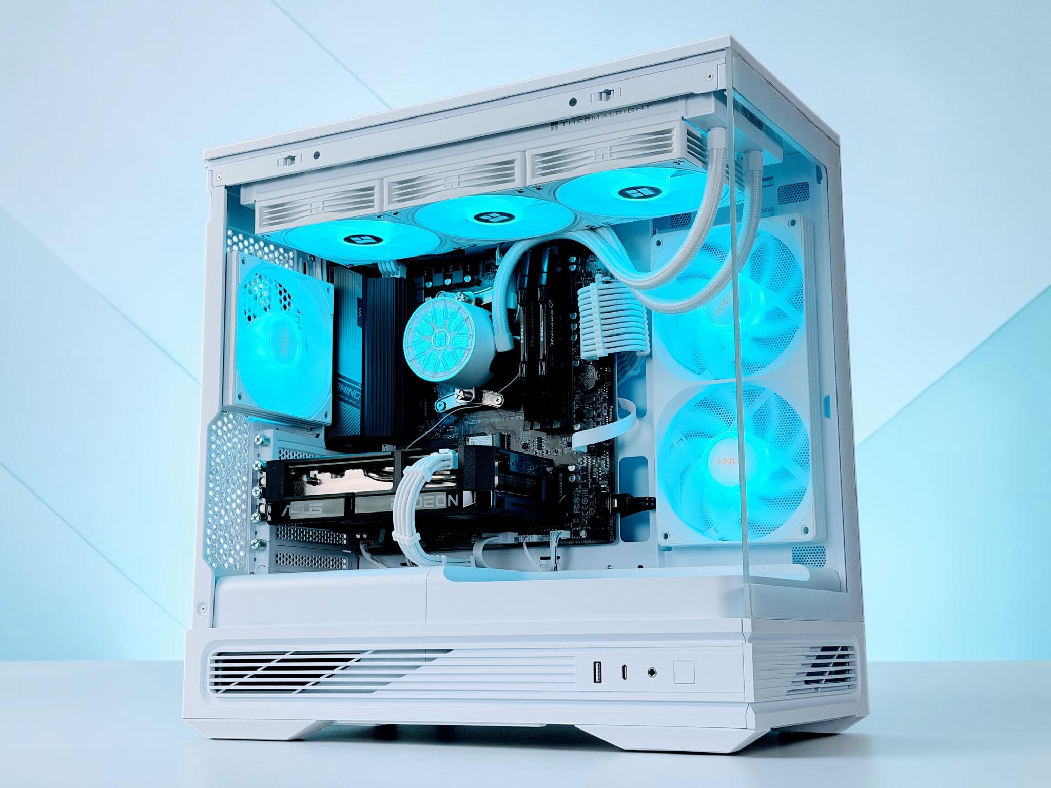 💧🧬Liquid Cooled Gaming PC🚀 AMD RX 7900 GRE 16GB🚀Intel 13500T 14 core🚀 32GB DDR4🚀 1TB SSD
