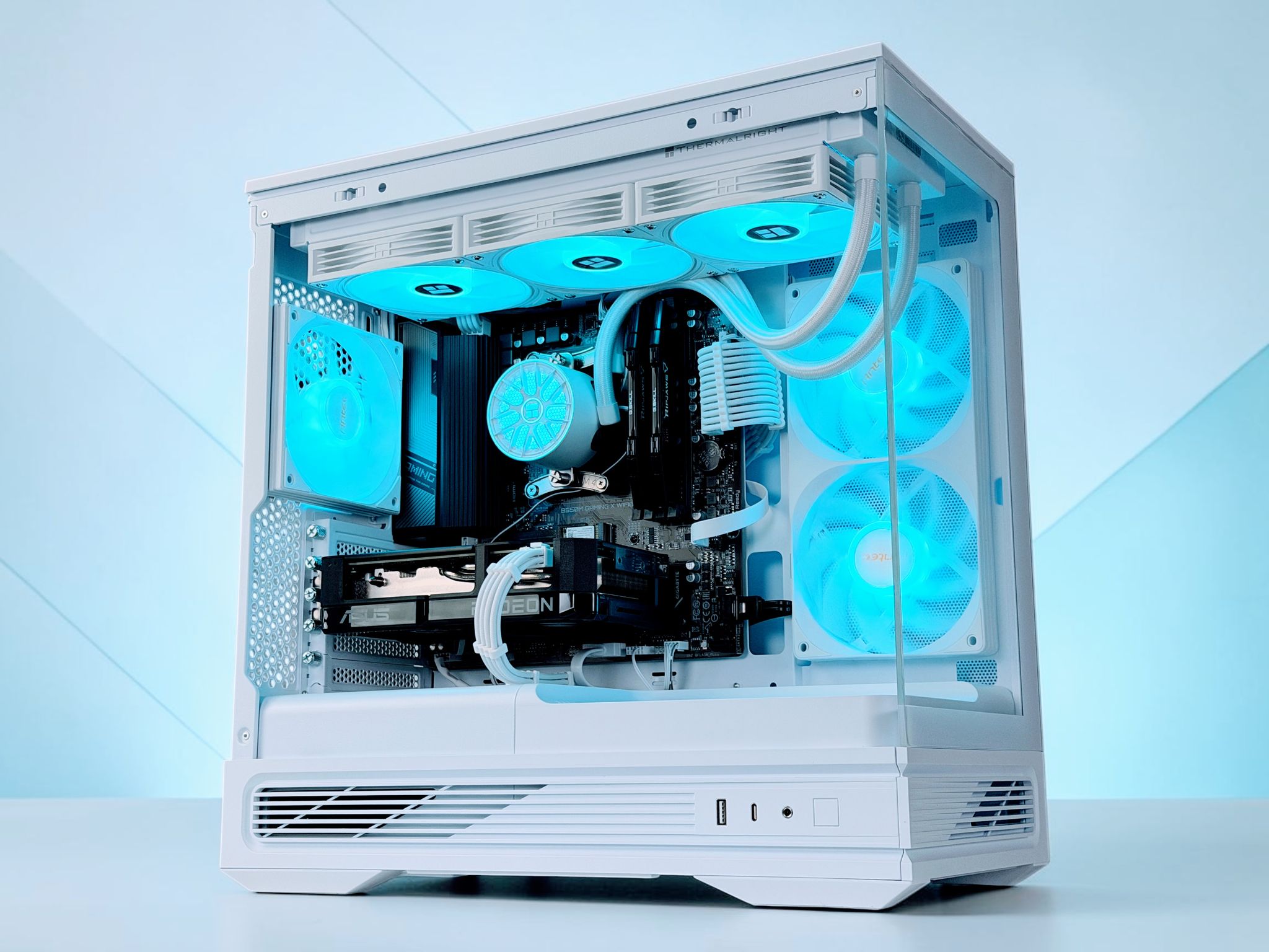 🌬️🌨️Gaming PC❄️ AMD RX 7900 GRE 16GB❄️ Intel 13500T 14 core❄️ 32GB DDR4❄️ 1TB NVME
