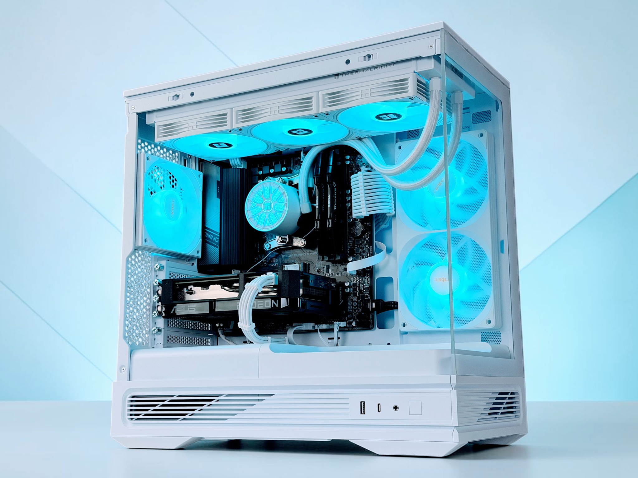 🌬️🌨️Gaming PC❄️ AMD RX 7900 GRE 16GB❄️ Intel 13500T 14 core❄️ 32GB DDR4❄️ 1TB NVME