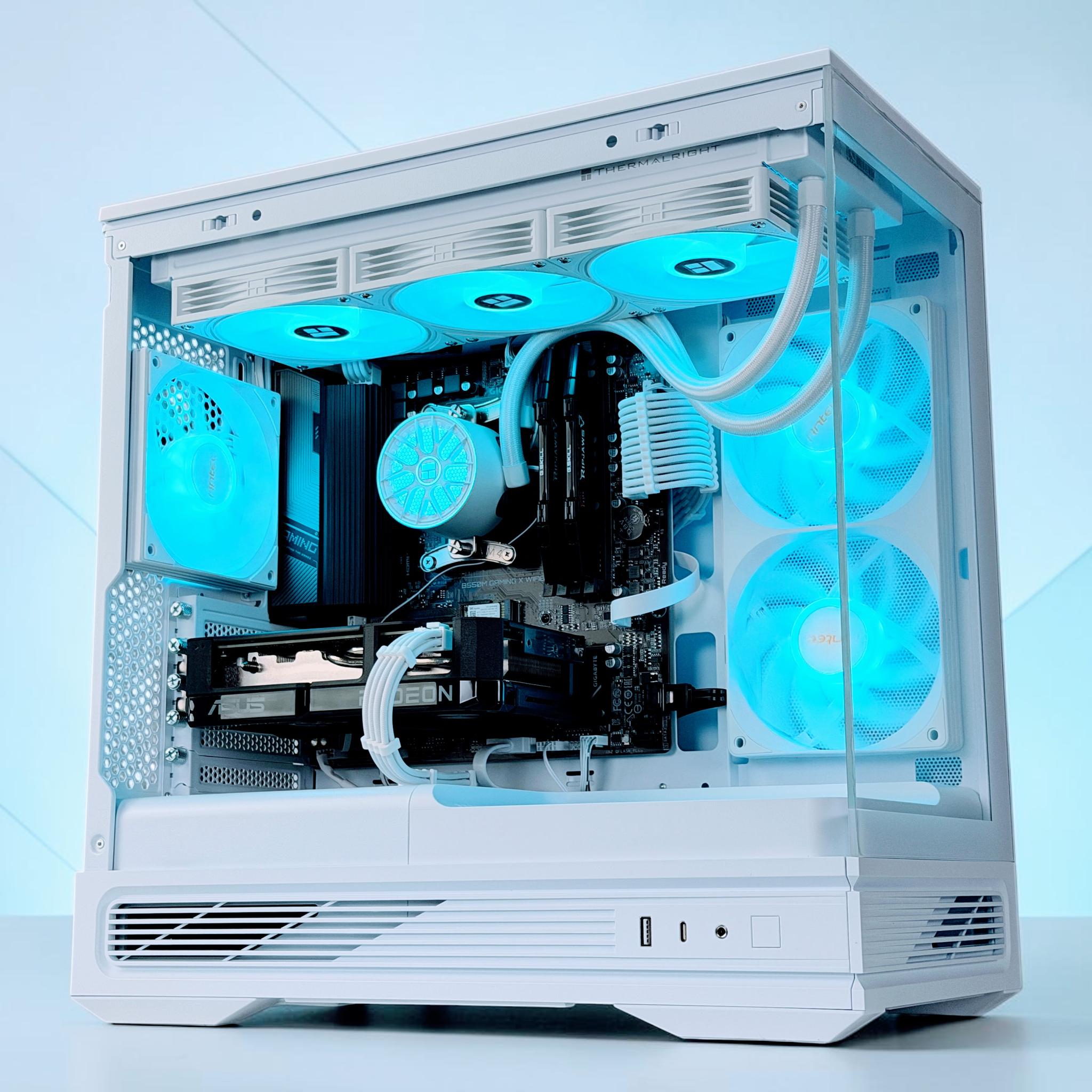 🌬️🌨️Gaming PC❄️ AMD RX 7900 GRE 16GB❄️ Intel 13500T 14 core❄️ 32GB DDR4❄️ 1TB NVME