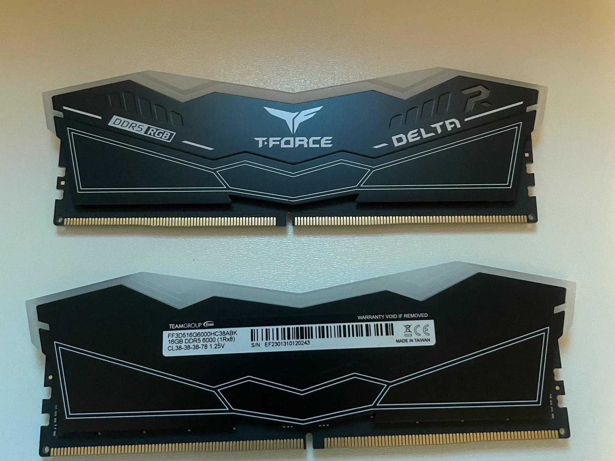 DDR5 RGB 32GB RAM (16gbx2)