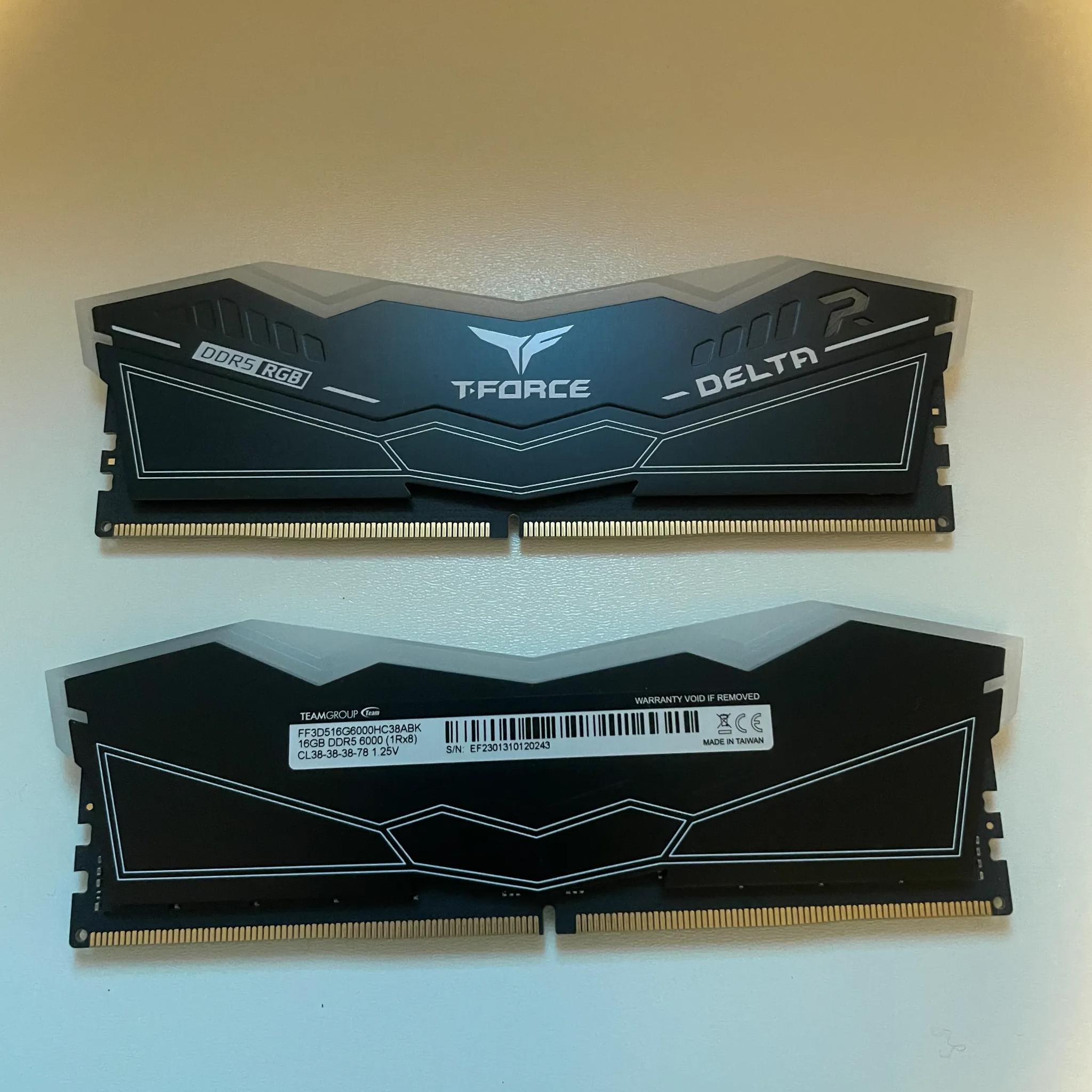 DDR5 RGB 32GB RAM (16gbx2)
