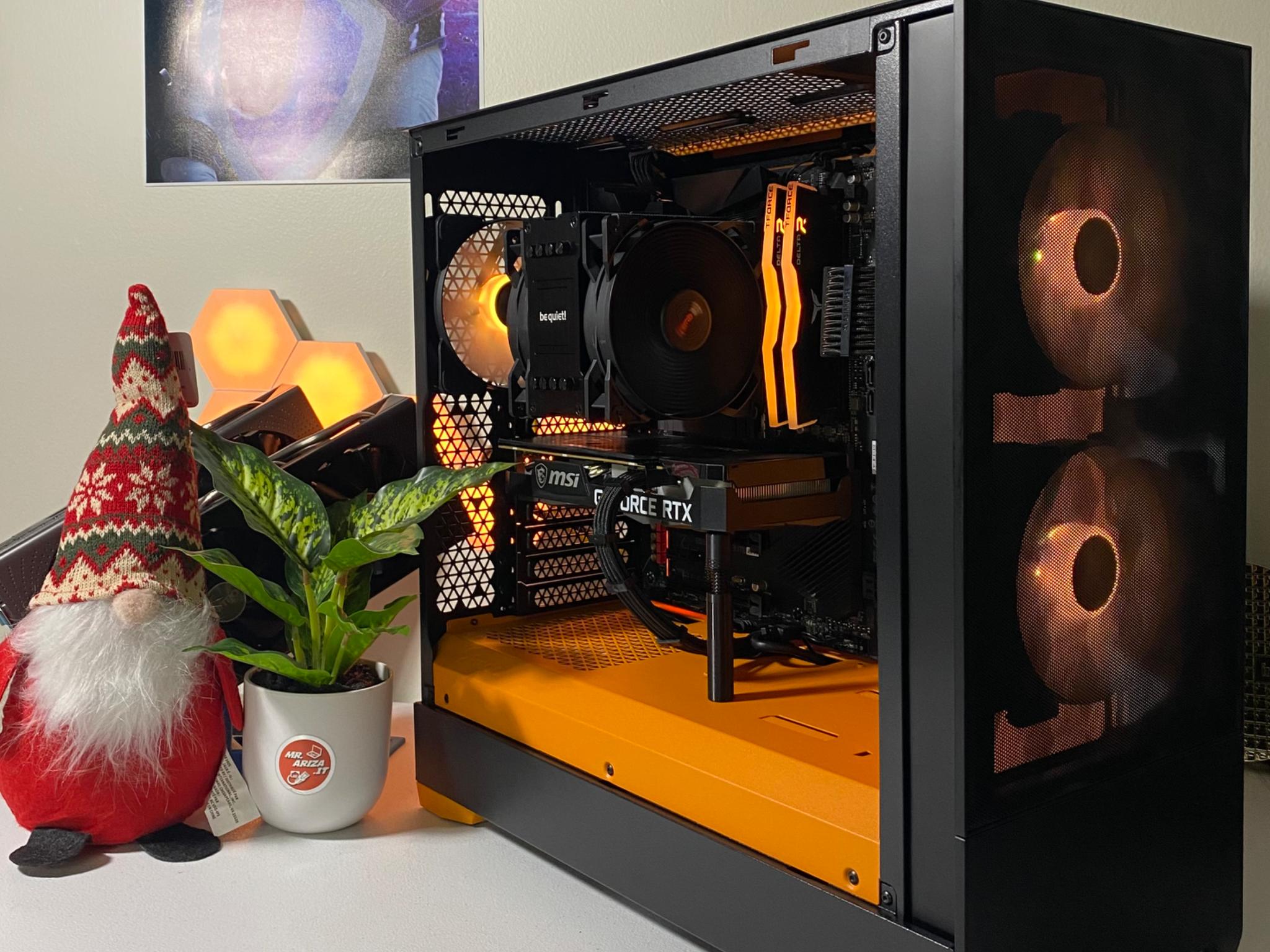 🎄Cyber Week Sale!!!   X-Mas Orange Pot - Festive Power for Your Gaming!** 🎄