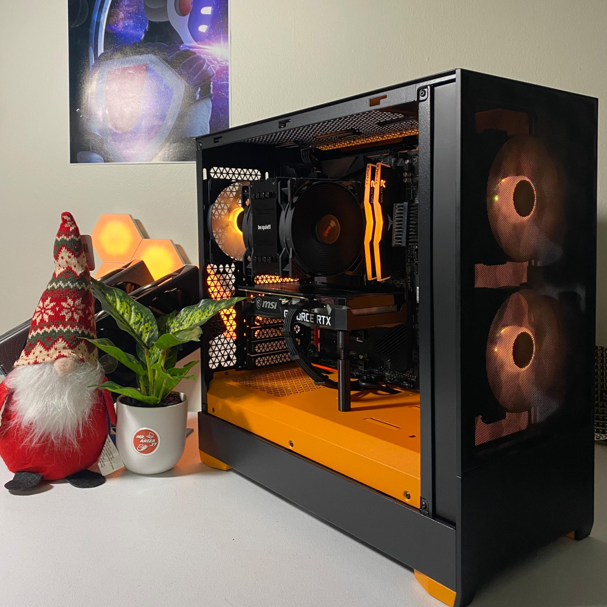 🎄Cyber Week Sale!!!   X-Mas Orange Pot - Festive Power for Your Gaming!** 🎄