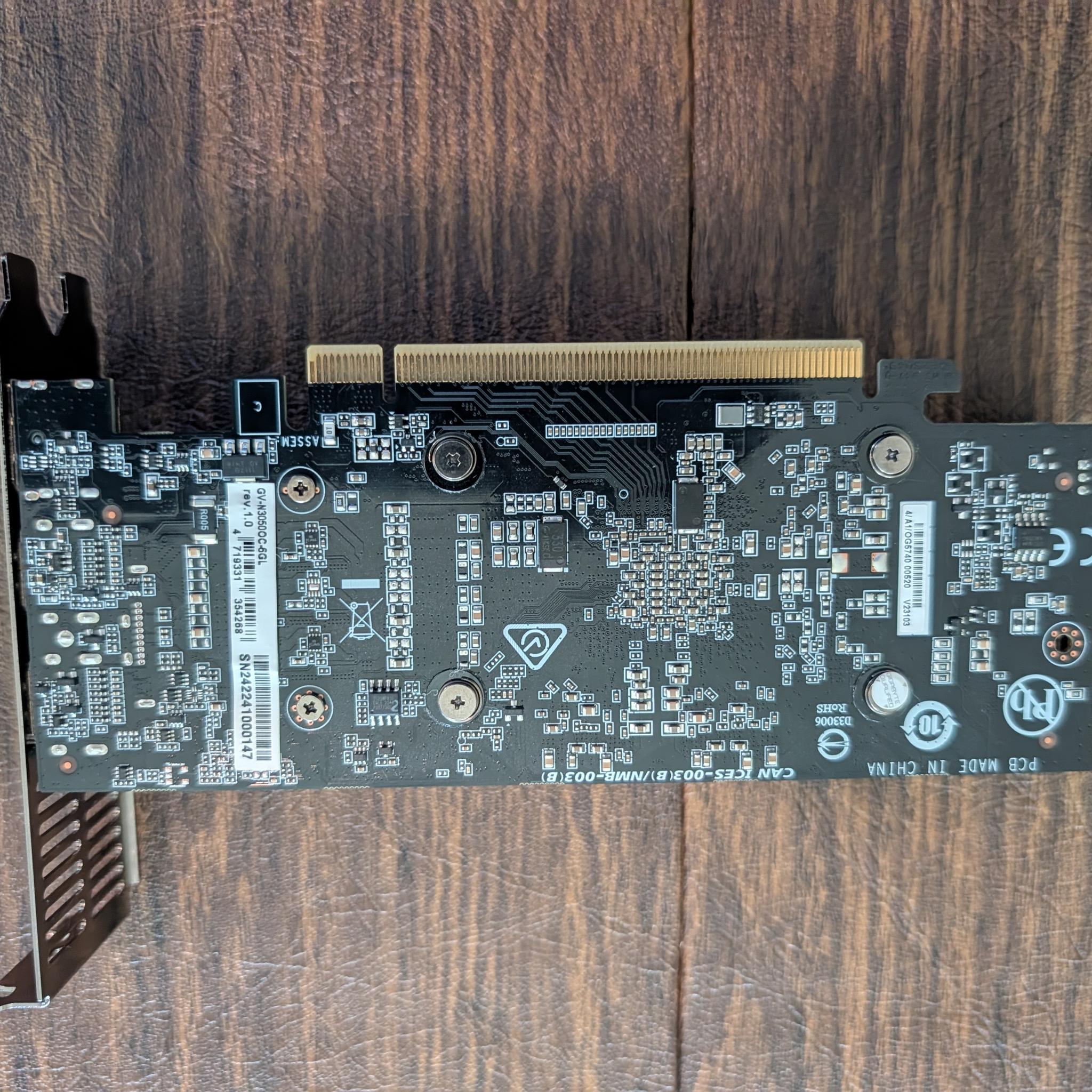 GIGABYTE GeForce RTX 3050 OC Low Profile 6GB GDDR6