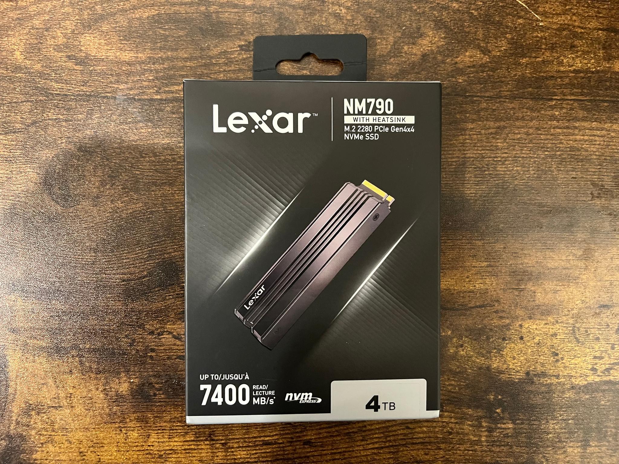 Lexar 4TB Gen 4.0 x 4 NM790 2280mm M.2 NVMe SSD Brand New in Box