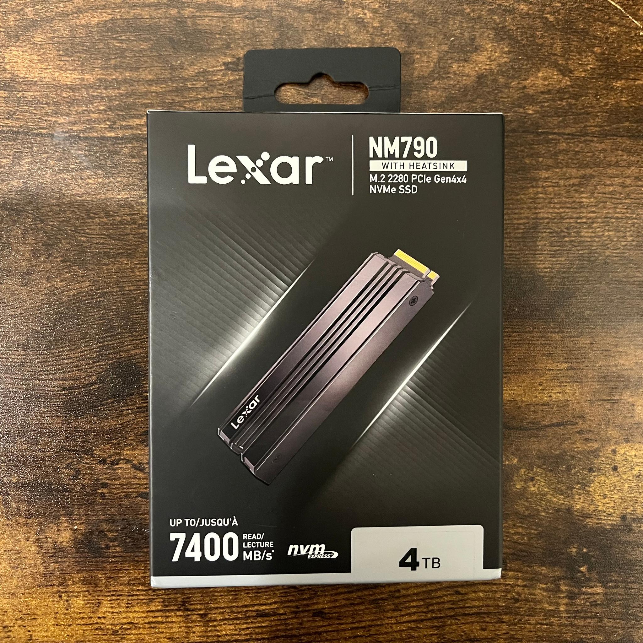 Lexar 4TB Gen 4.0 x 4 NM790 2280mm M.2 NVMe SSD Brand New in Box