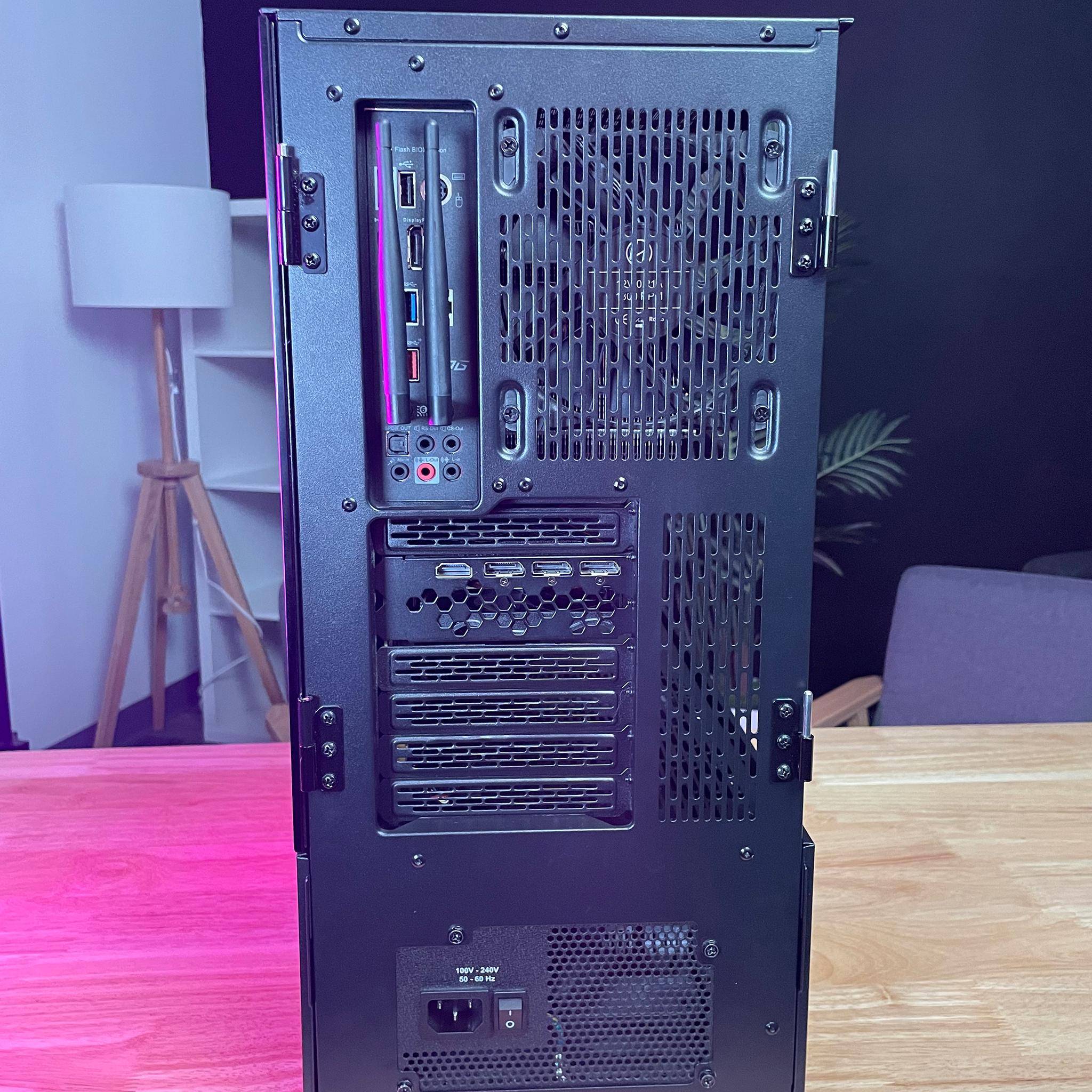 High-Performance Gaming PC: Ryzen 5 5600x, RTX 3060, 512GB NVMe SSD, 16GB RAM, RGB Tower