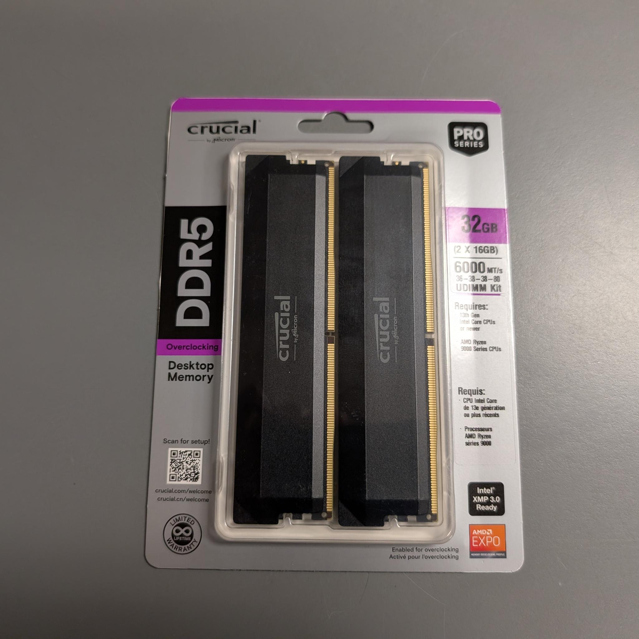 Crucial DDR5 Ram