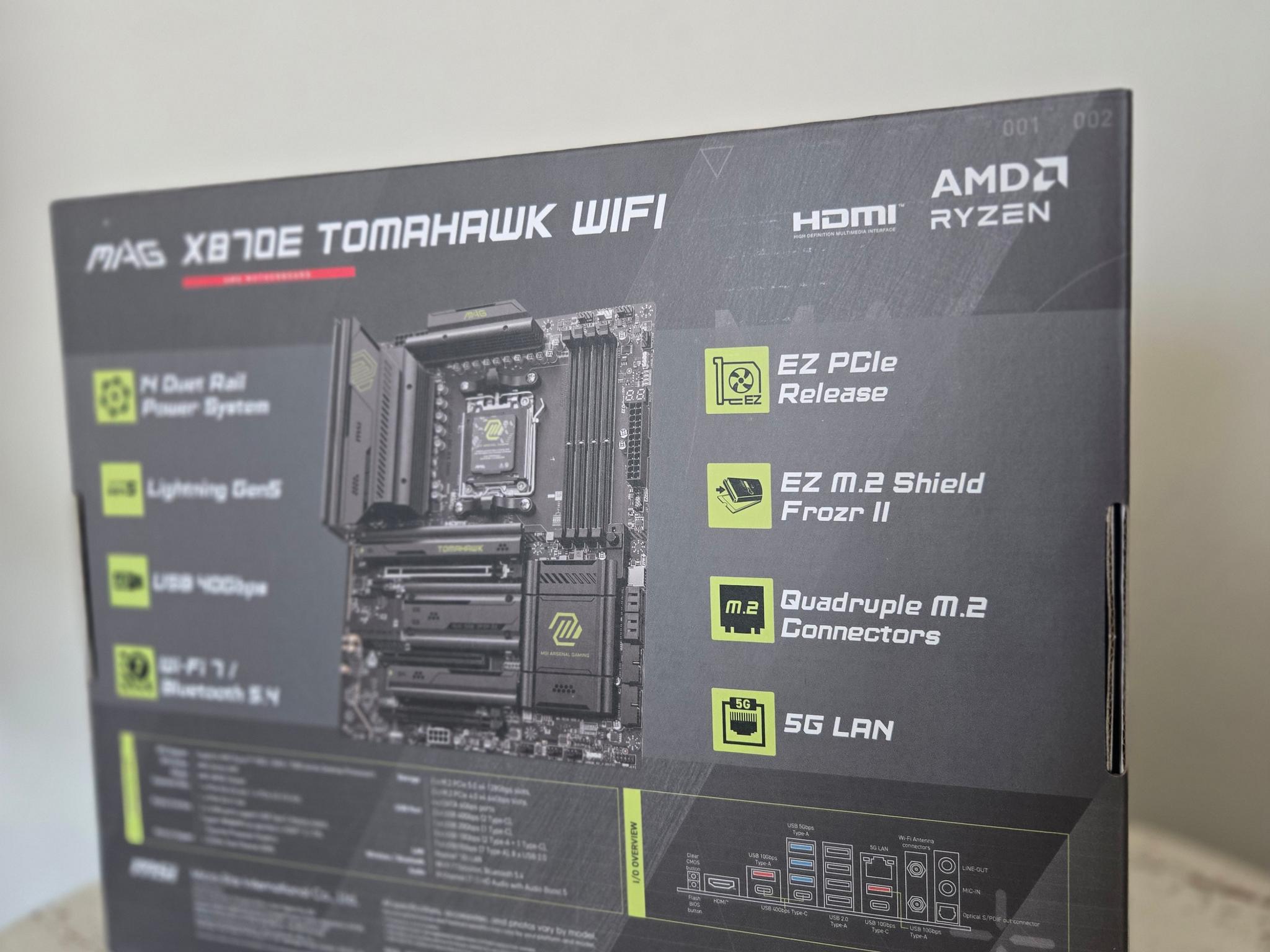 MSI X870E Tomohawk WiFi