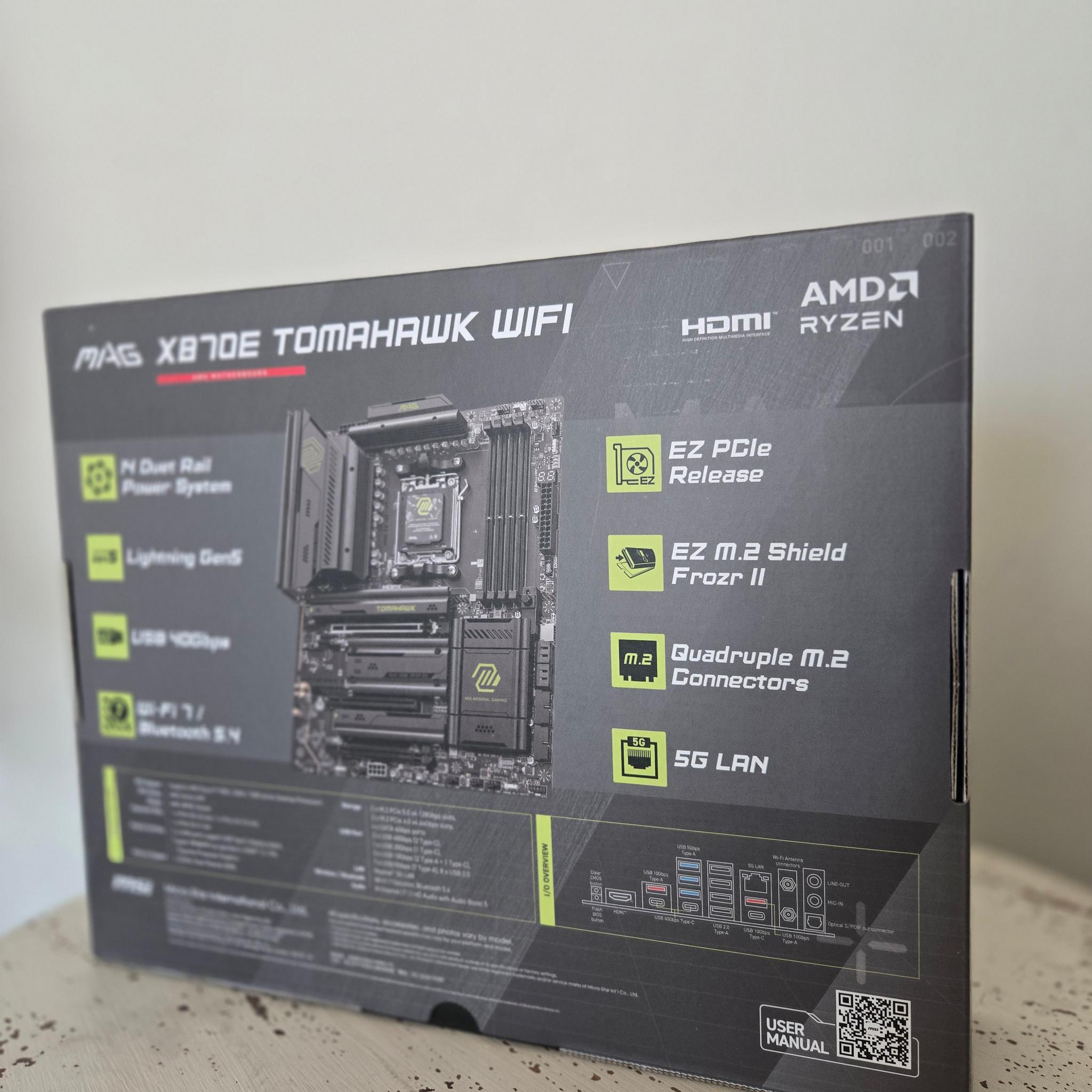 MSI X870E Tomohawk WiFi