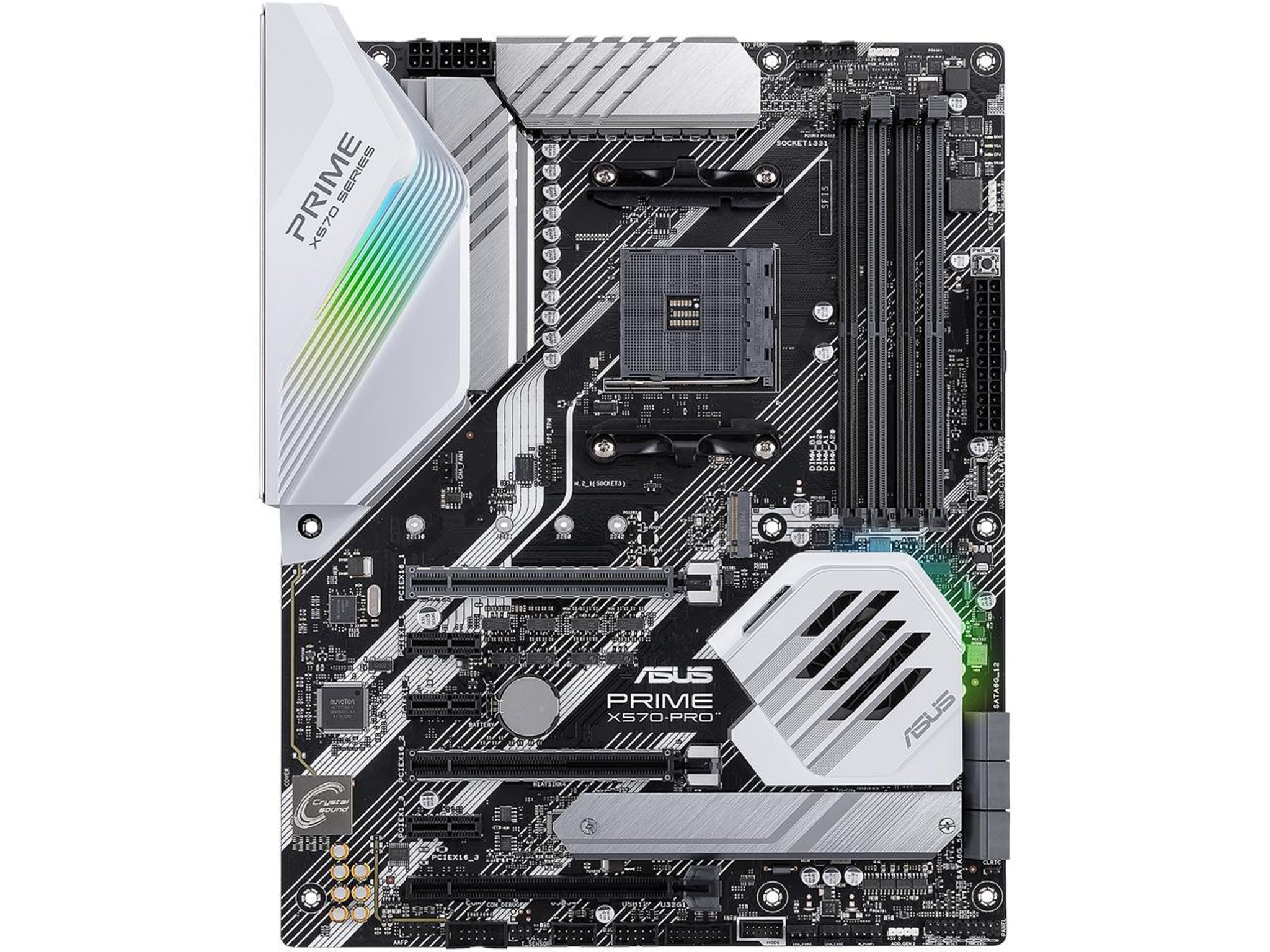 ASUS PRIME X570-PRO AMD Socket X570 AM4 ATX M.2 Desktop Motherboard A
