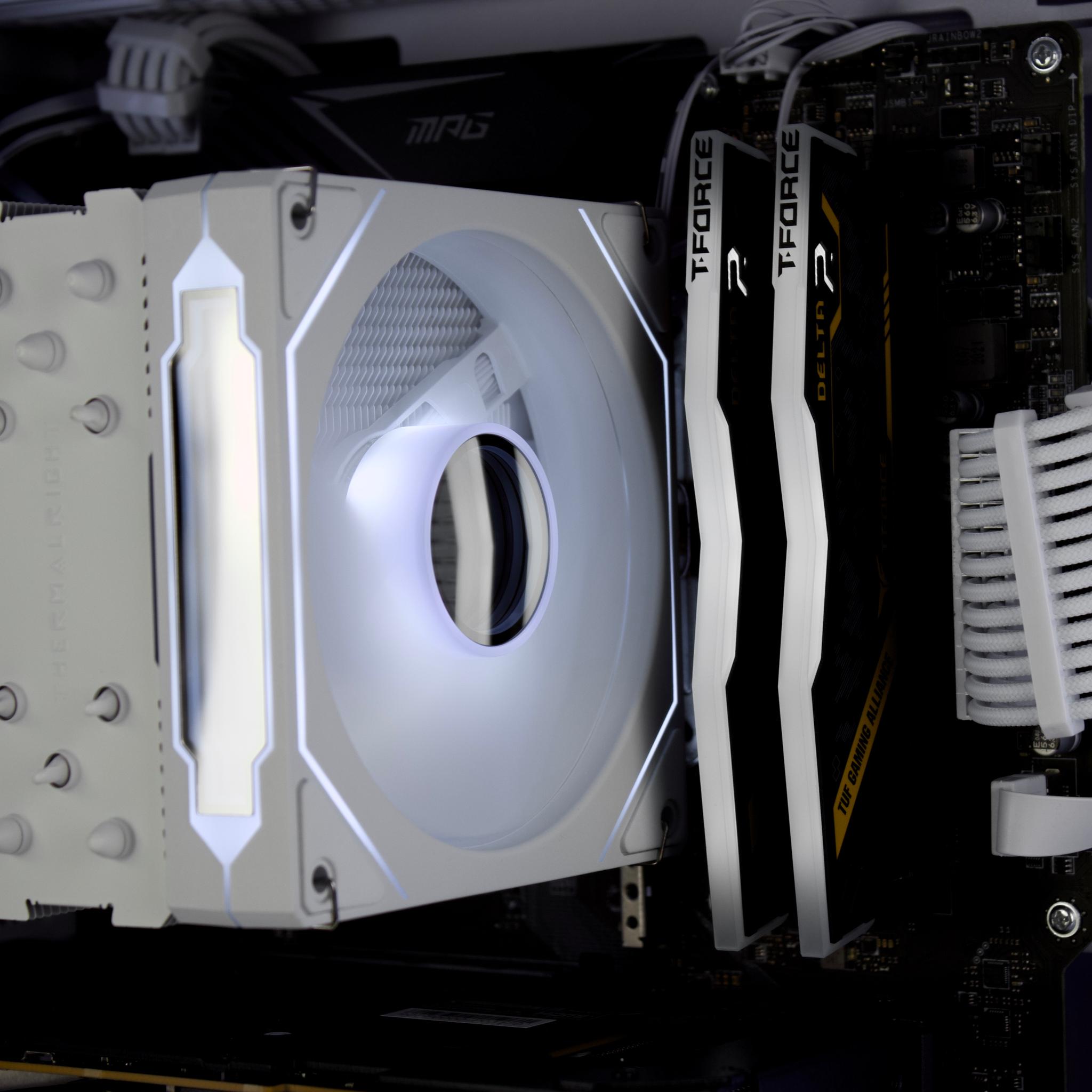 🧊❄️🧊 White Gaming PC – RTX 5060 , Ryzen 5 5500, 16GB RAM, 1TB SSD - WiFi, BlueTooth 🧊❄️🧊