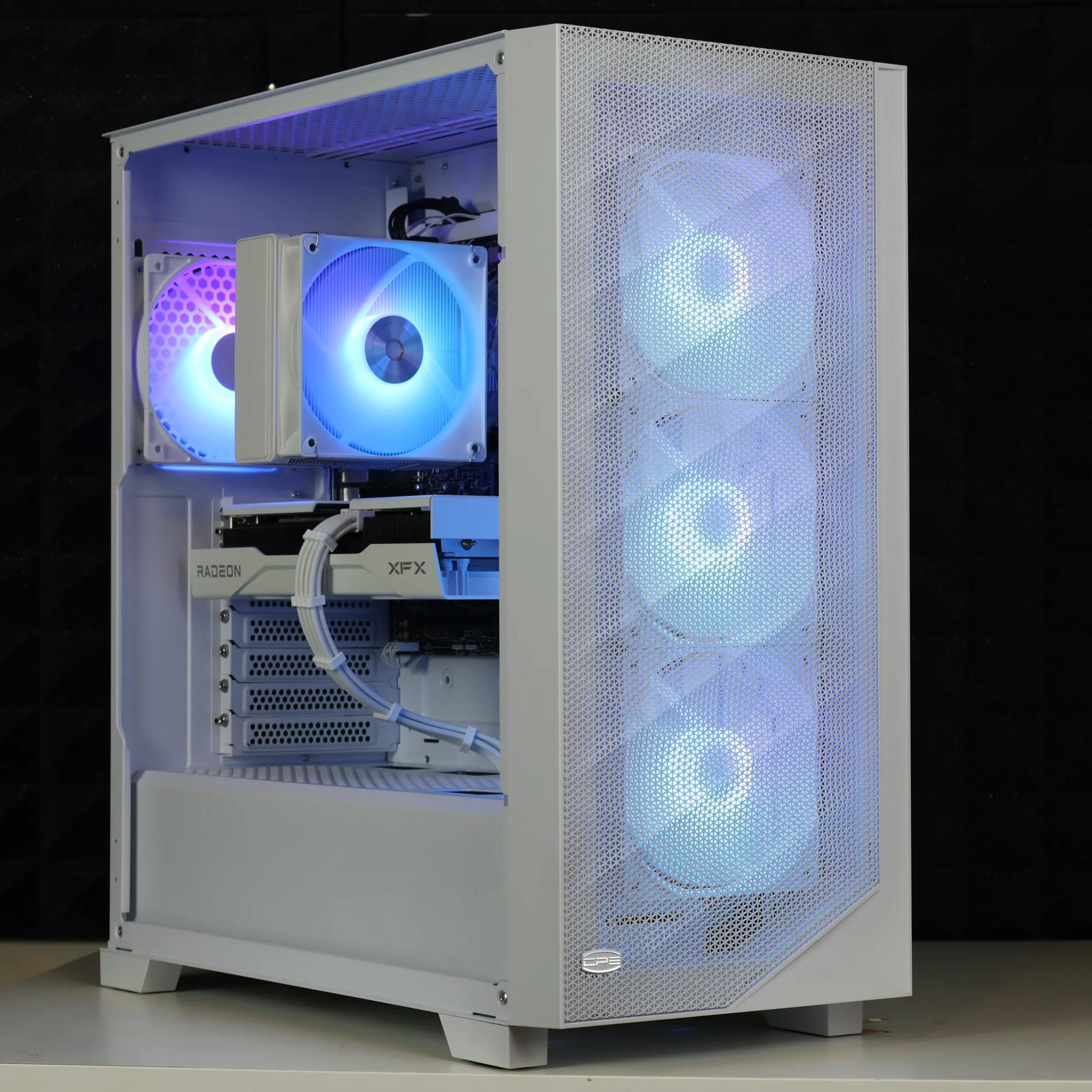 ⚪ Ryzen 5 9600X/RX 9060XT 8GB Gaming/Streaming PC ⚪
