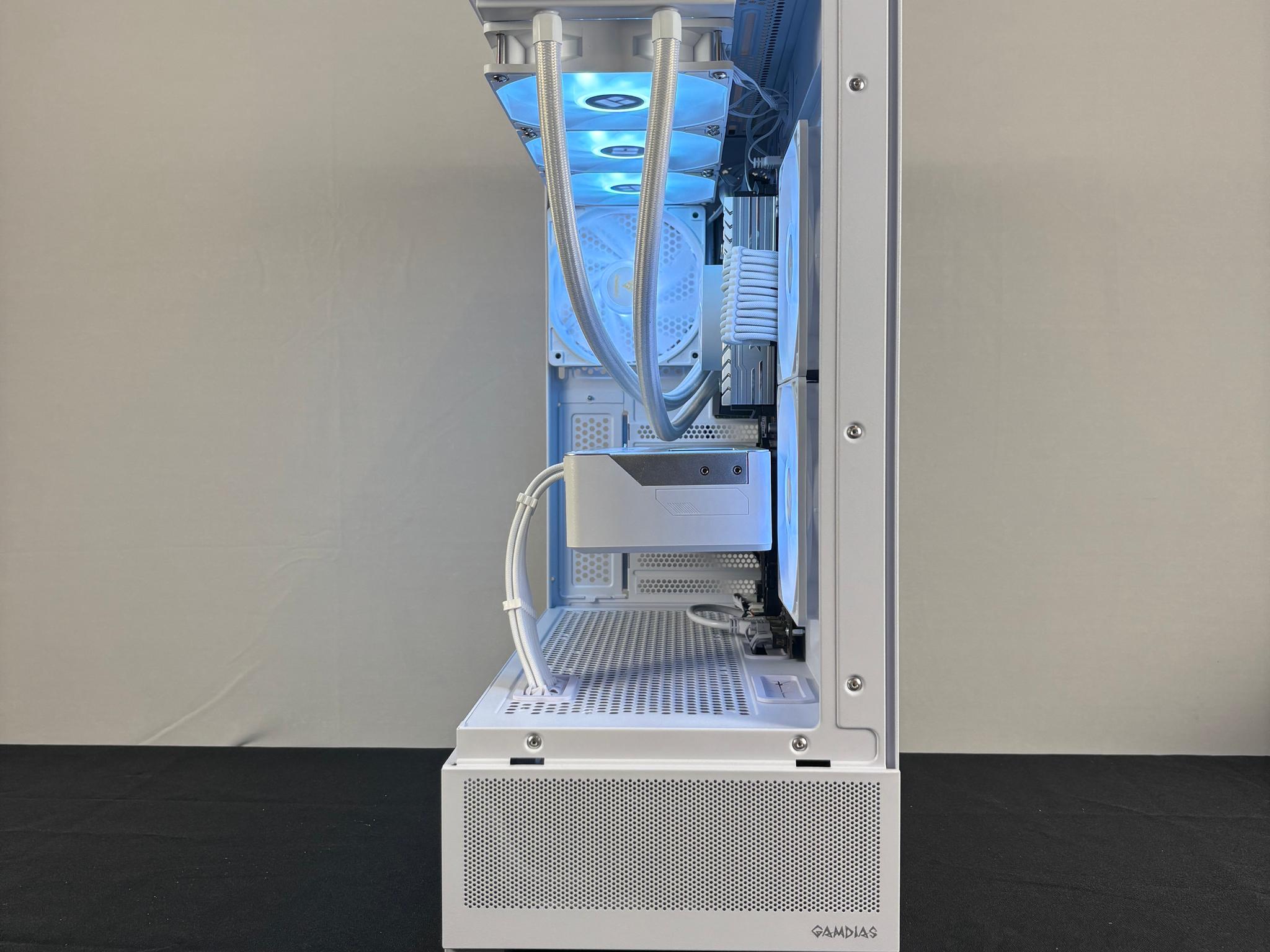 🤍 RTX 3080 + Ryzen 7 5800X Gaming/Streaming PC | 32GB DDR4 | Temperature LCD 🌡️