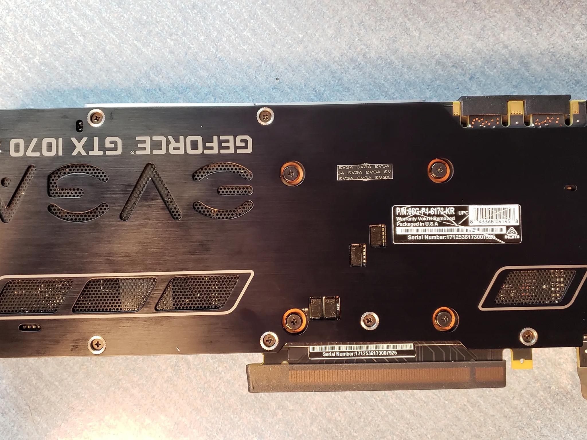 Evga GTX 1070 SC
