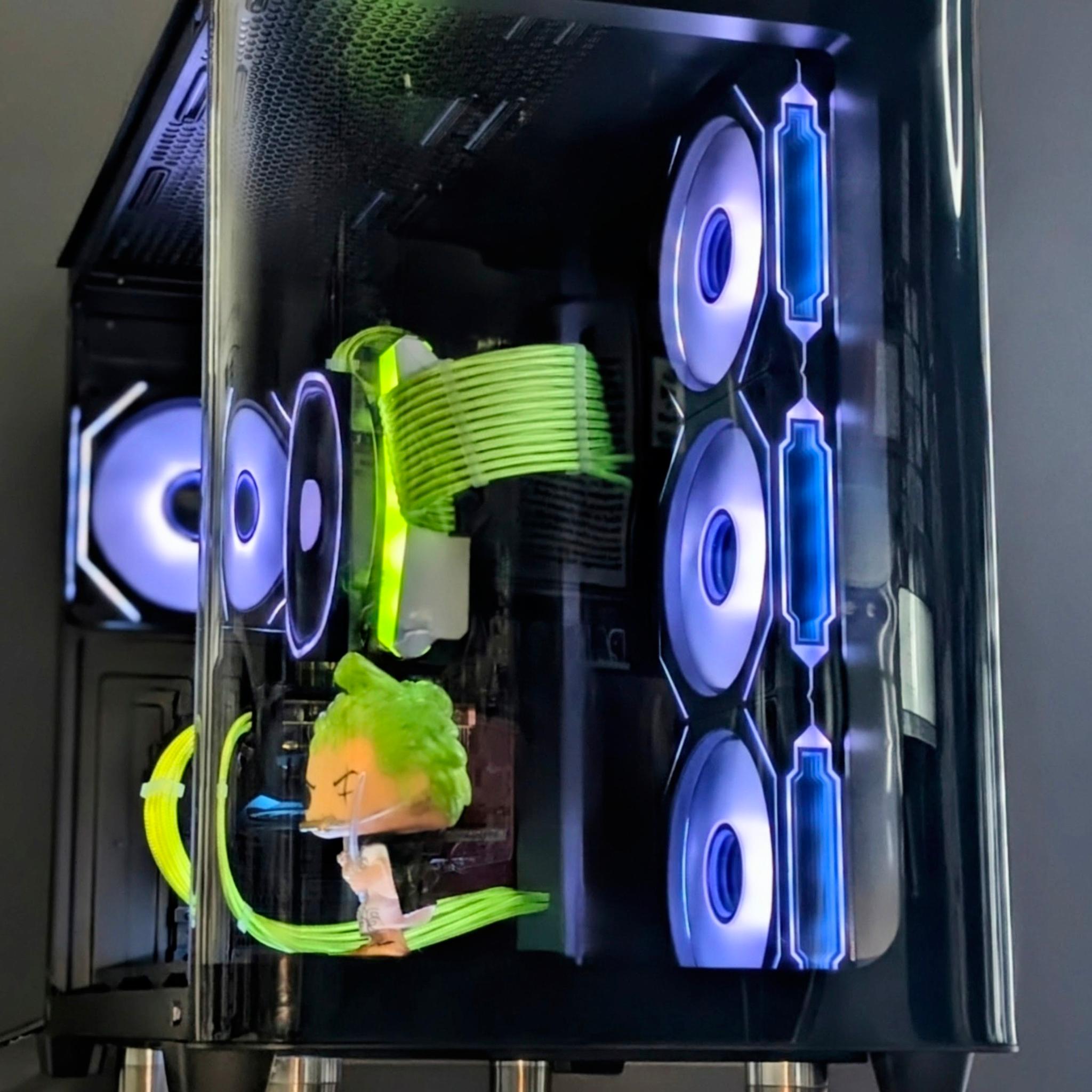 Roronoa Zoro "Headless" Gaming PC🖤RX 6700 10GB🖤Ryzen 5🖤16GB RAM🖤1TB SSD🖤 Wi-Fi 🖤 Windows 11