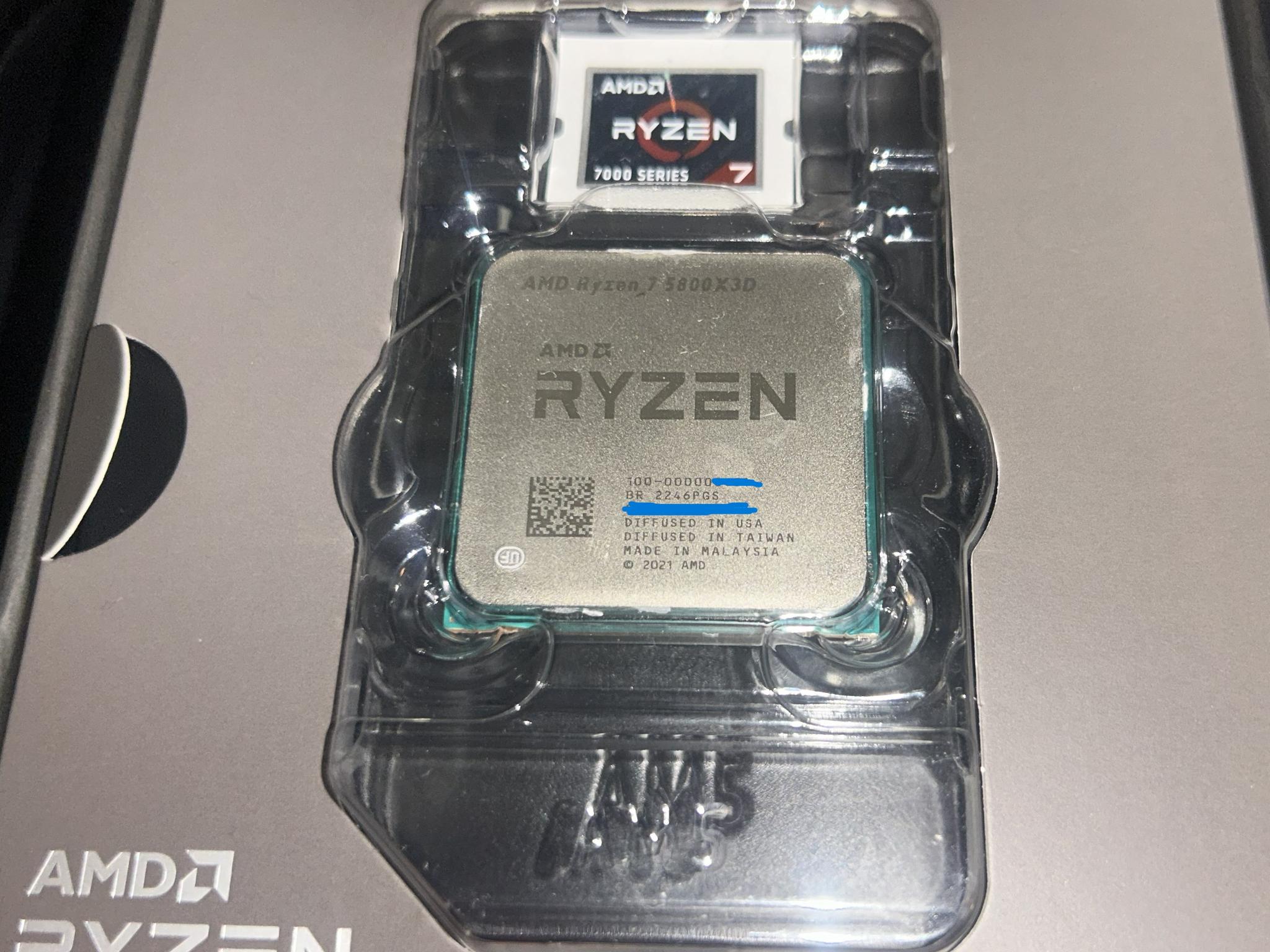 Like New - Ryzen 7 5800X3D 3.4 GHz 8-Core Processor