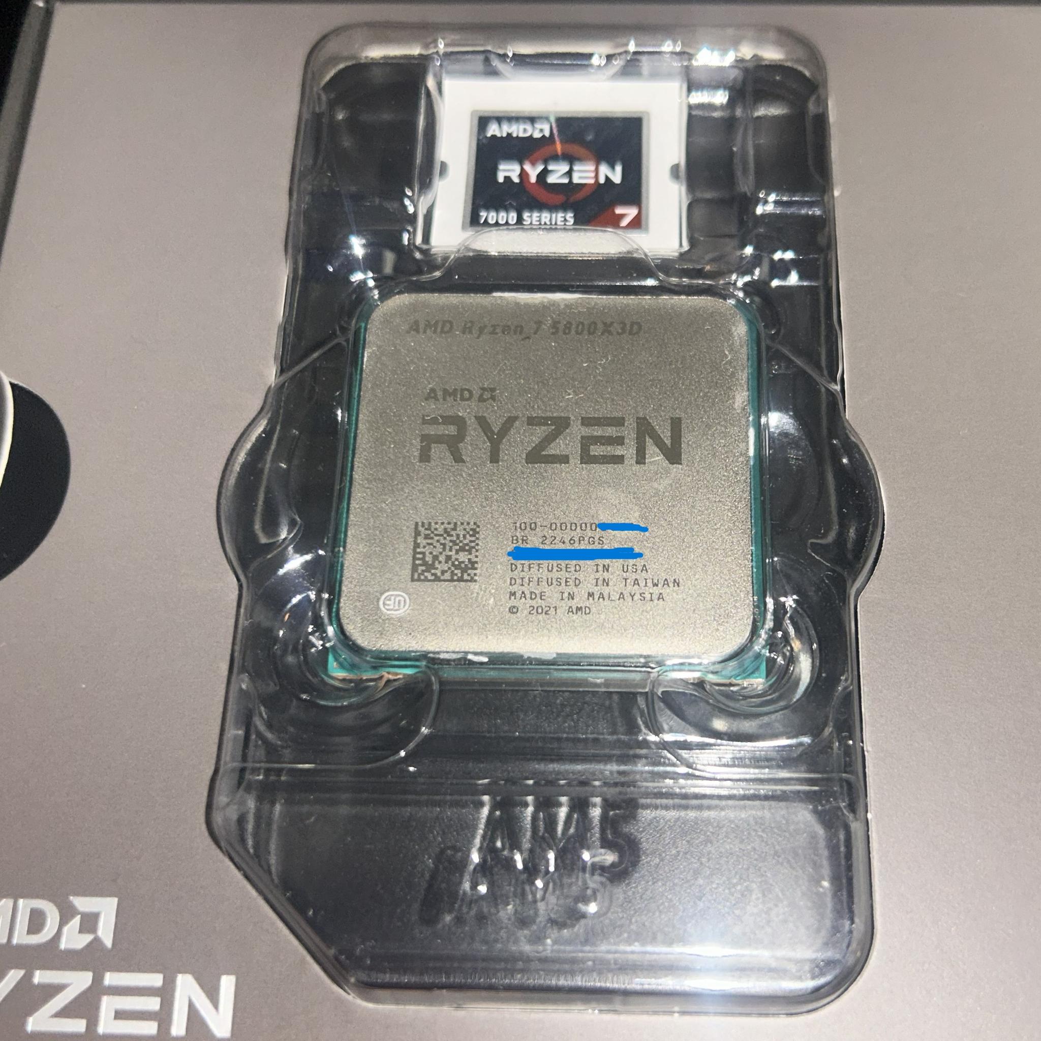Like New - Ryzen 7 5800X3D 3.4 GHz 8-Core Processor