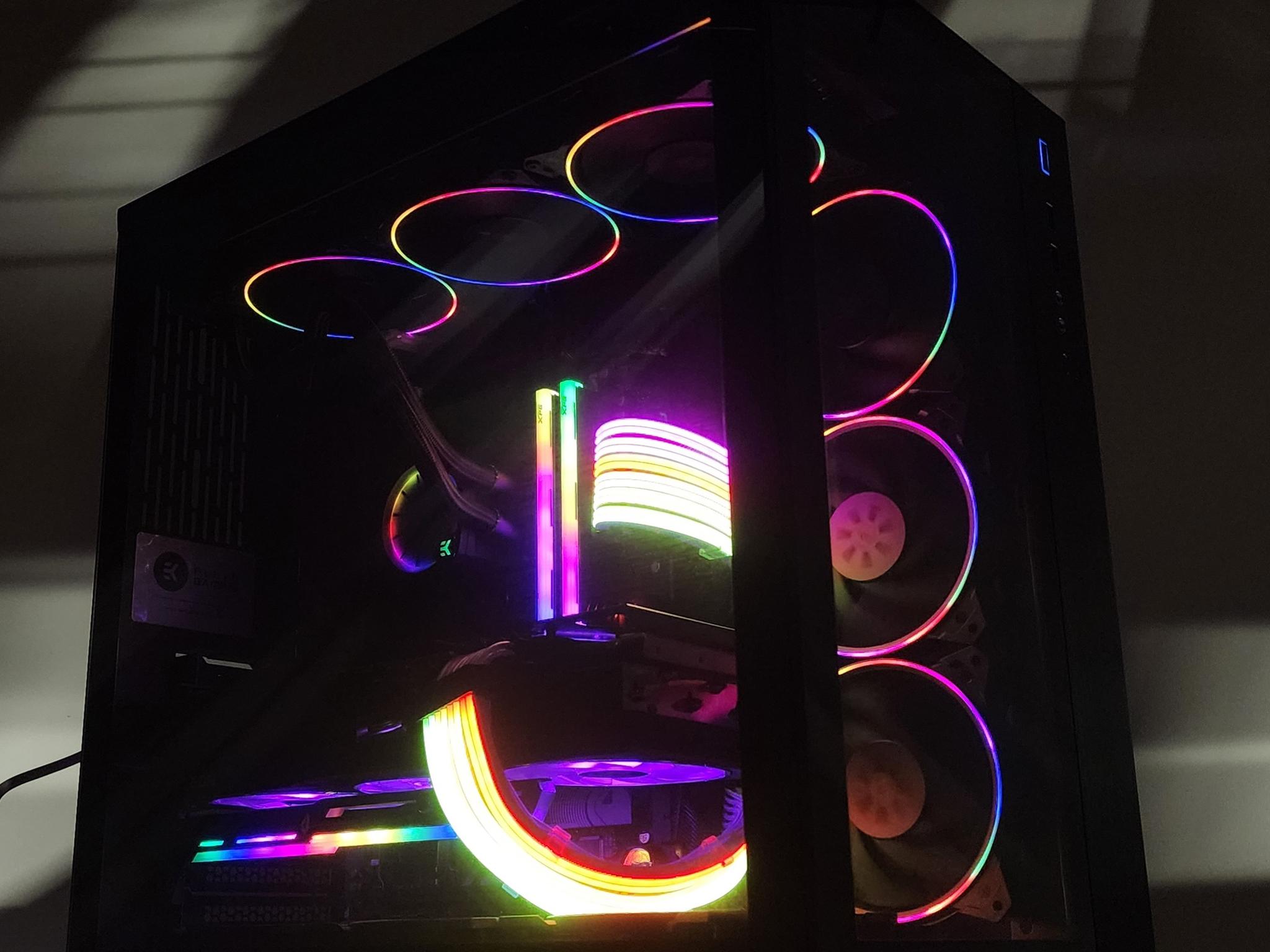 Gaming PC Ryzen 7 9800X3D 32GB RAM 2TB SSD RX 7900 XTX 24GB Windows 11 Computer