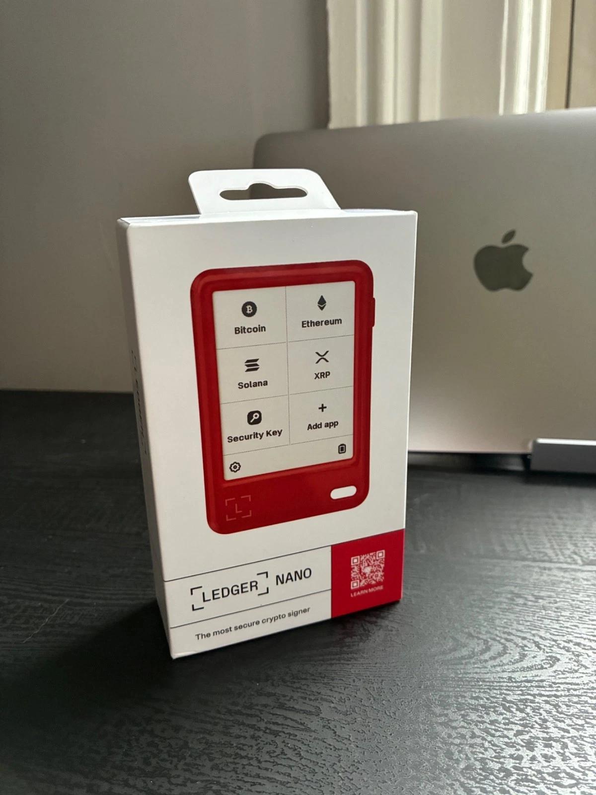 New Ledger Nano Gen 5 w/ Recovery Key - Red