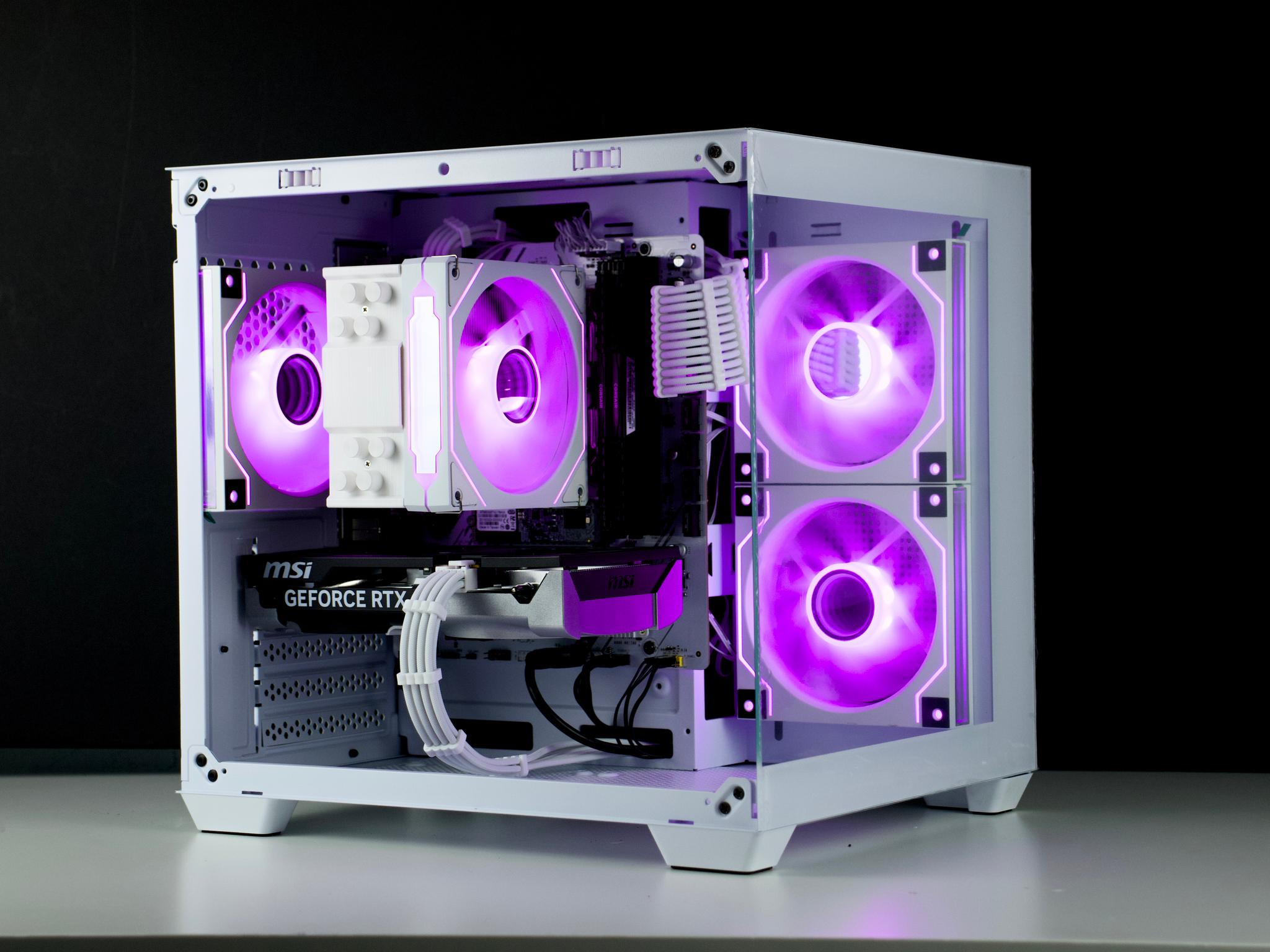 🧊❄️🧊 White Gaming PC – RTX 5060, Ryzen 5 5600X, 32GB RAM